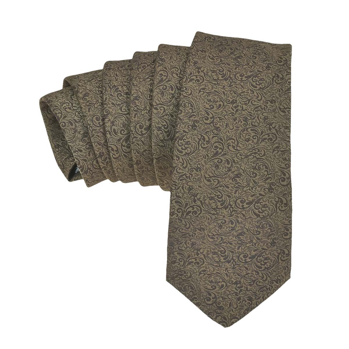 Sir Redman Krawatte "Bart Barocco" 7cm für Herren trendiger Barock Look, 7cm breit, 146cm lang