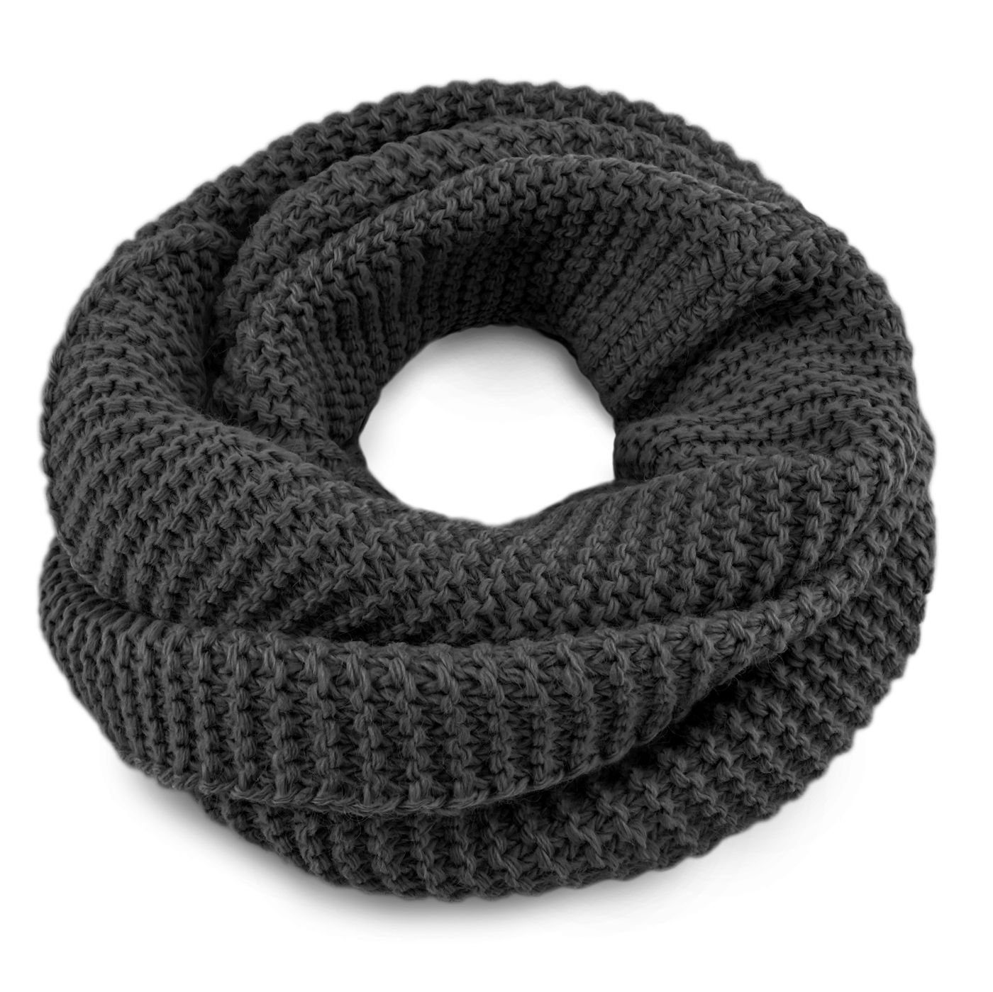 Loop Damen Loopschal Strickschal Schlauchschal Winterschal einfarbig Neverless®