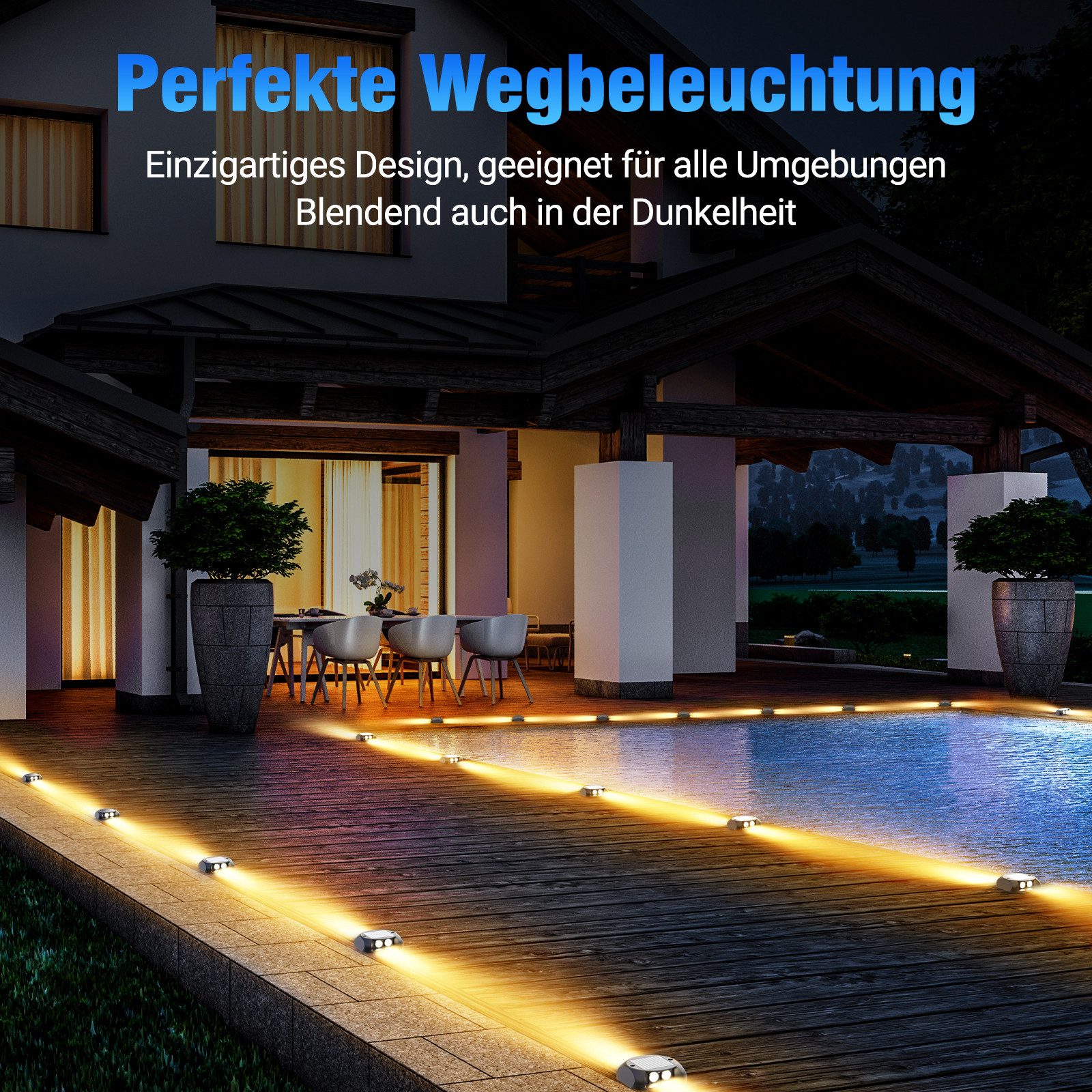 Elegear LED Solarleuchte 4/8 Stück Solarleuchten, günstig online kaufen
