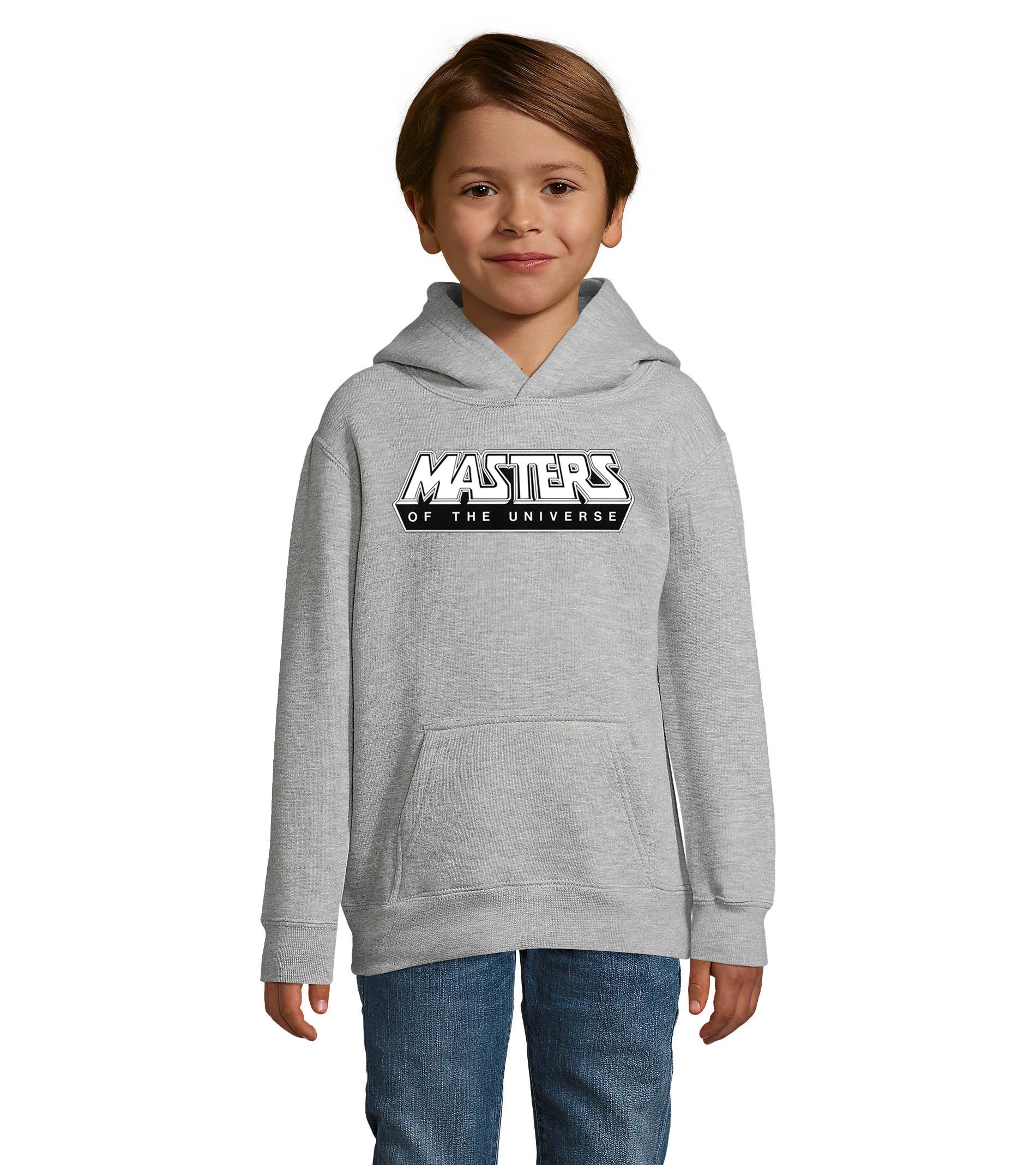 Blondie & Brownie Hoodie MOTU Kinder Hoodie Print Masters Logo Retro Cartoon Freizeit Look (Einzelstück, Einzelartikel) MOTU Kinder Retro Logo Hoodie Printstyle