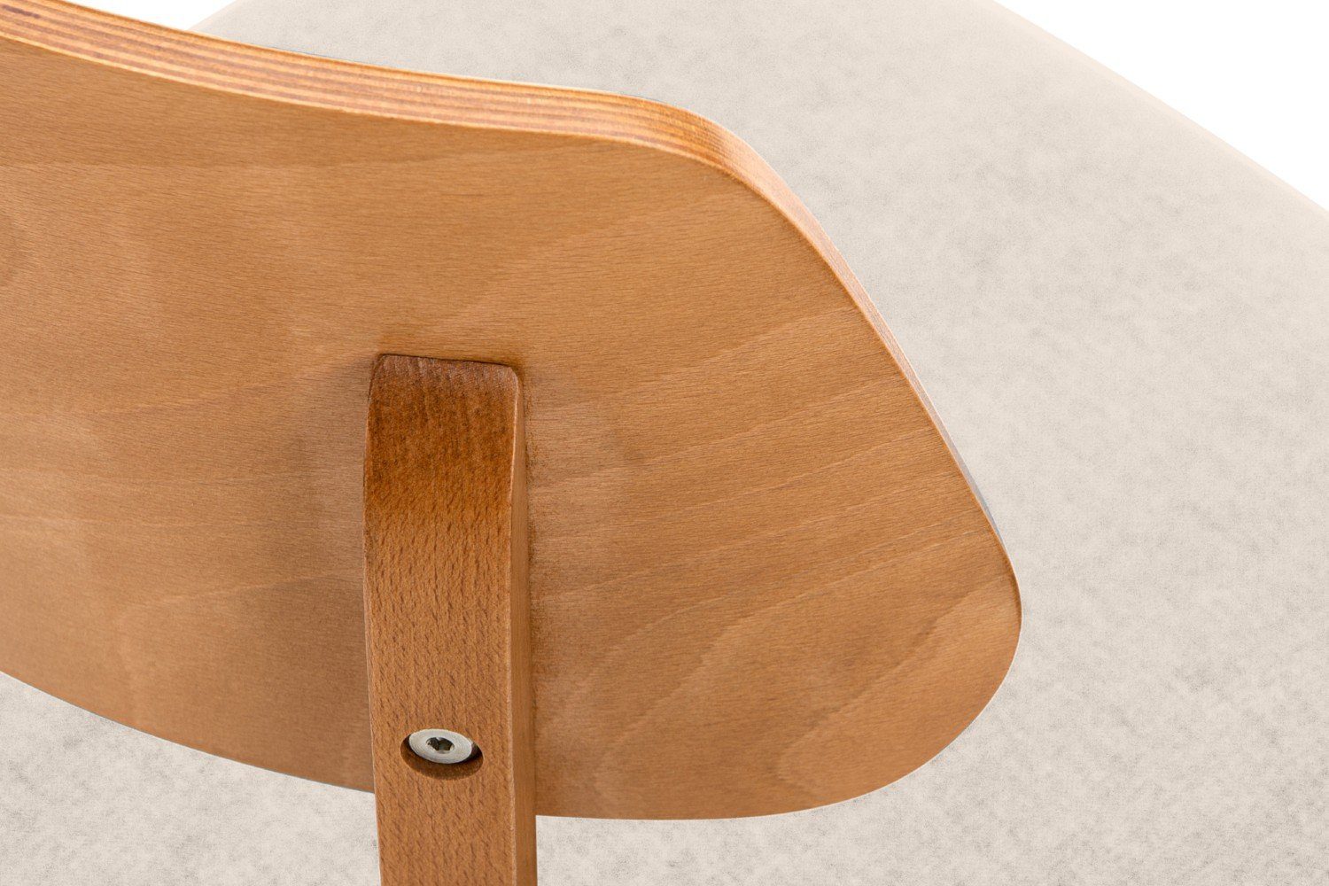 KONSIMO® Holzstuhl VINIS Esszimmerstühle, skandinavischer Stil, hergestellt in der EU (Set, 2 St), Velours-Sitz, Gestell aus Massivholz