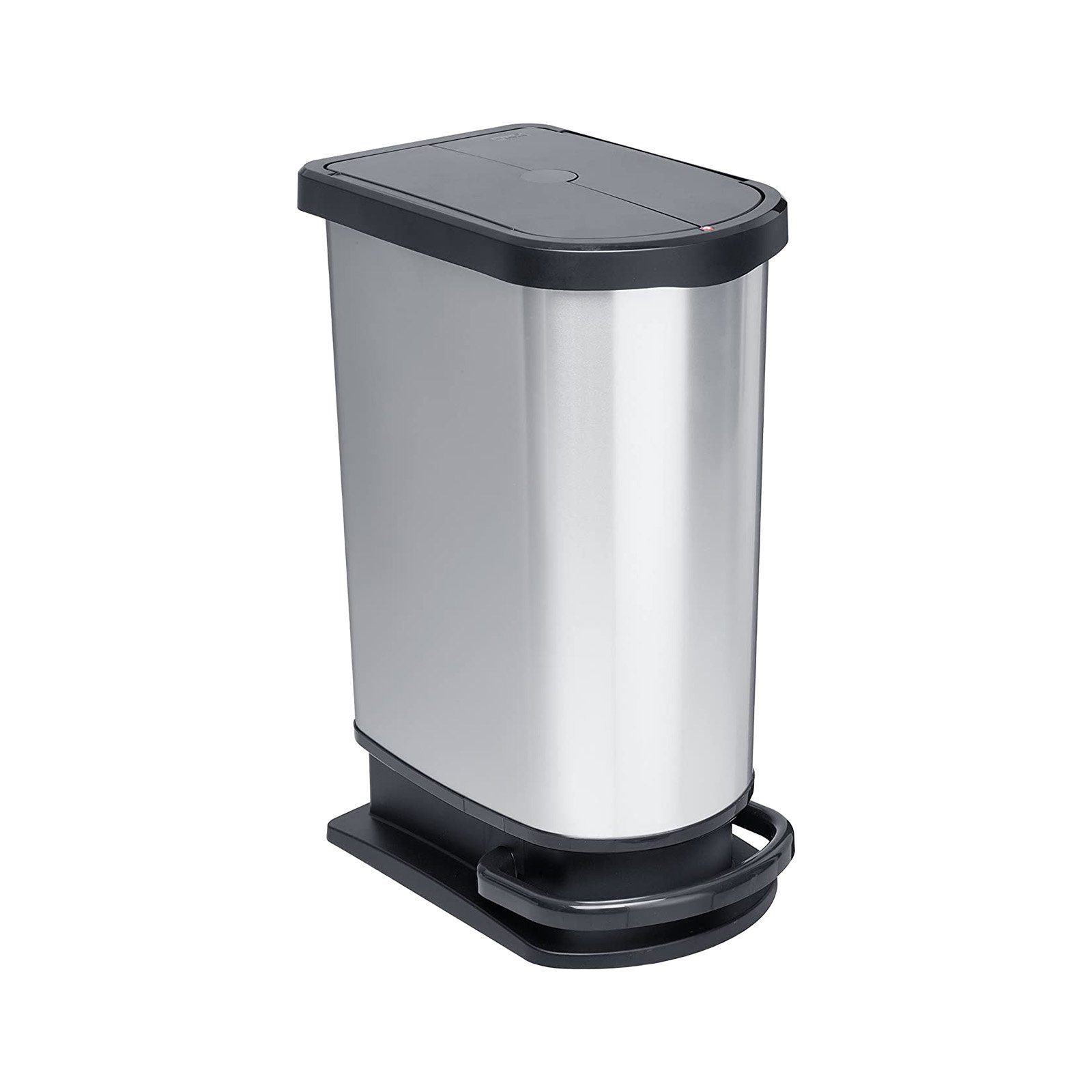 ROTHO Мусорные урны Paso Мусорные ведра с педалью 50l zur Mülltrennung mit Deckel und Pedal, Kunststoff, hergestellt in der Schweiz