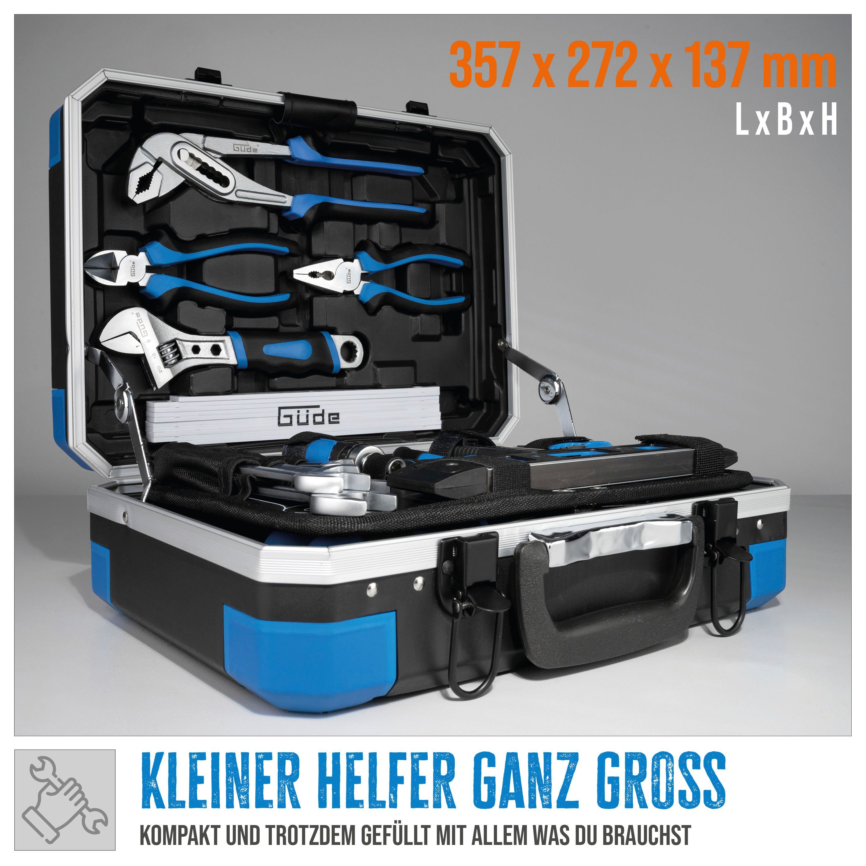 Güde Werkzeugkoffer »GWZK 241« (Komplett-Set, 241 St), 241 tlg., aus Chrom-Vanadium, Carbon-Stahl – Bild 2 von 5