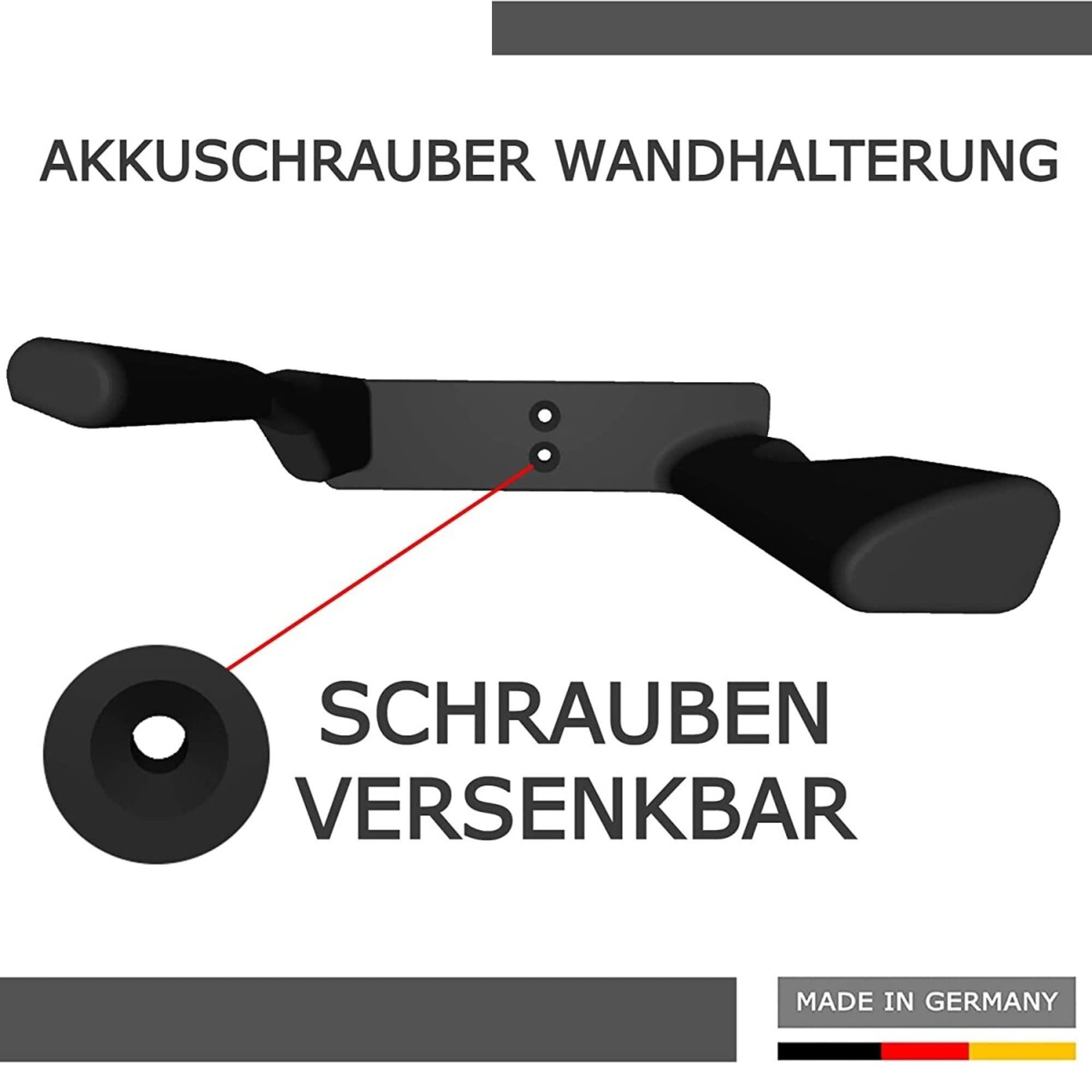 Werkzeughalter Akkuschrauber Wandhalterung passend für Bosch AEG Einhell Halterung