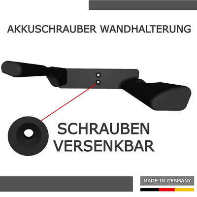 TronicXL Werkzeughalter Akkuschrauber Wandhalterung zb für Bosch AEG Einhell Halterung Wand