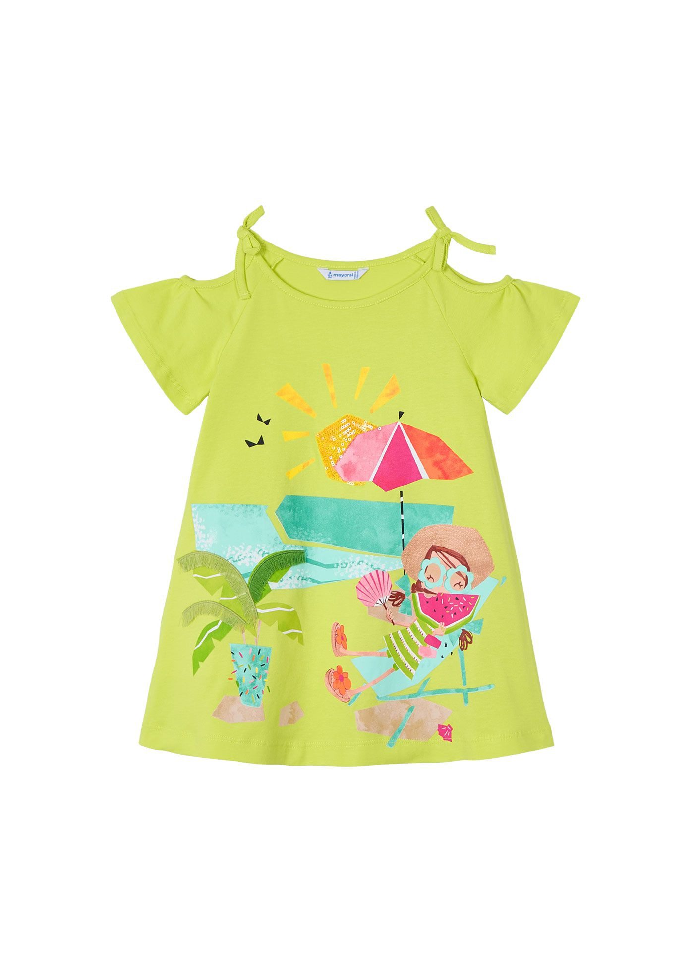 Mayoral Sommerkleid mit Schleifendetails