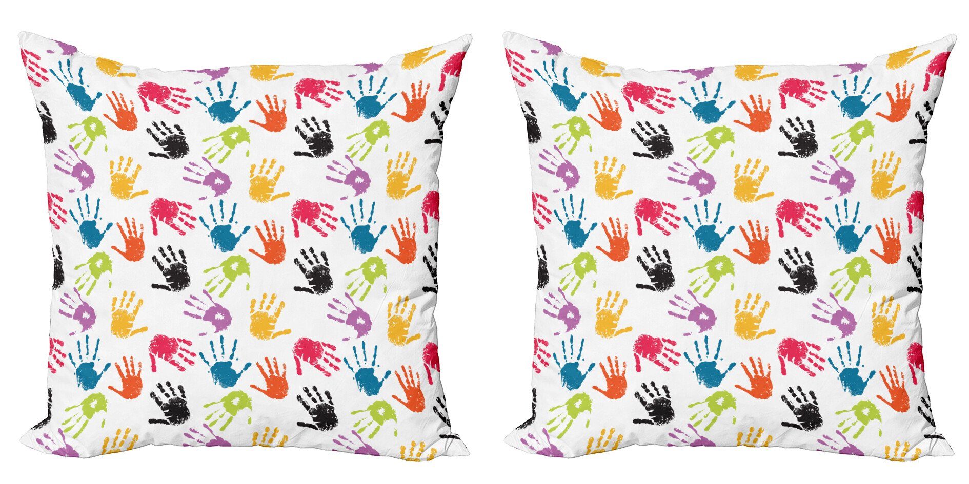 Abakuhaus Подушкиbezüge Modern Accent Doppelseitiger Digitaldruck, (2 Stück), Kindergarten Bunte Kinder