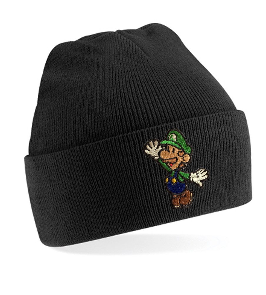 Blondie & Brownie Beanie Luigi – Stylische Mütze für Mario-Fans, Grünes Des günstig online kaufen