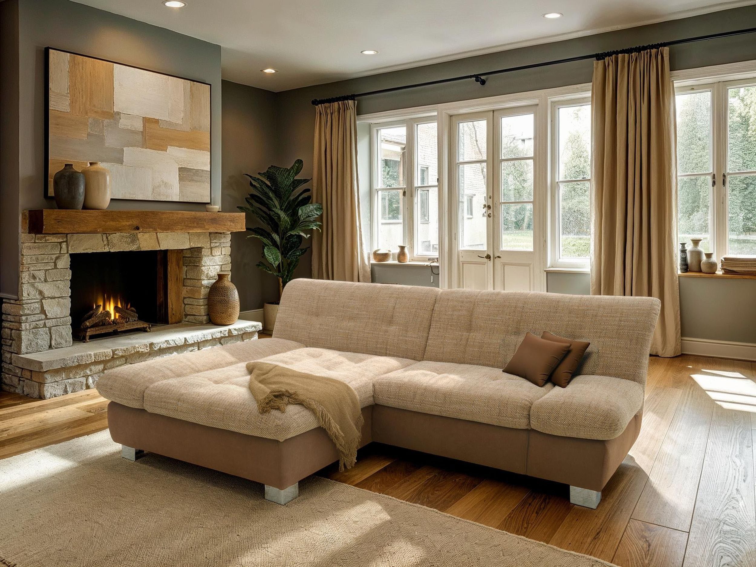 DOMO collection Ecksofa 100031 kompakte Stellmaße, komfortabel und bequem, L-Form, wahlweise mit Bettfunktion und Armteilverstellung. Breite 234 cm