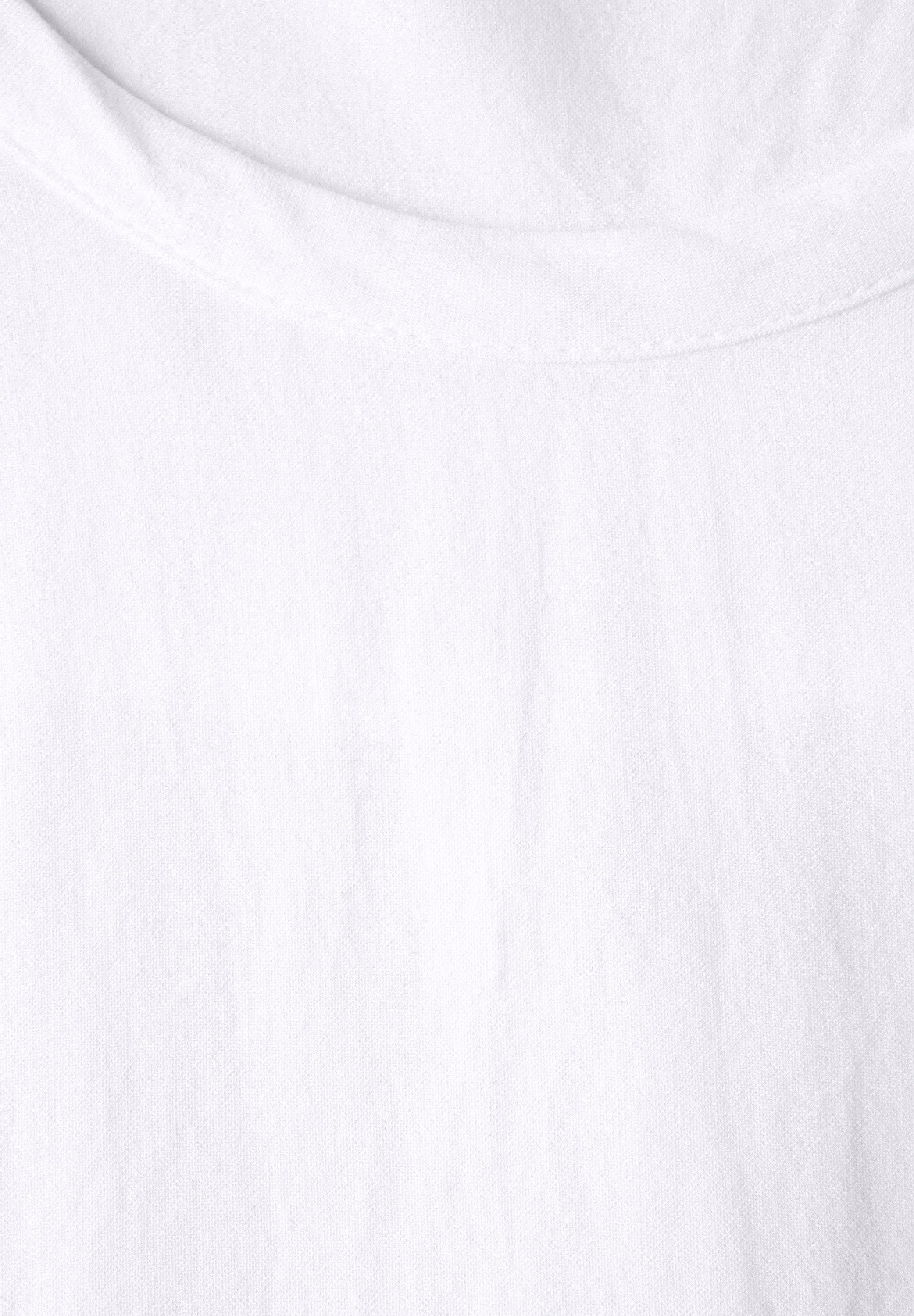 CECIL Shirtbluse Elastiksaum mit Knotendetail