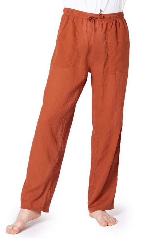 PANASIAM Stoffhose Sommerhose PaSalu extra dünner Stoff für die sehr heißen Tage 100% Baumwolle Unisex Freizeithose für Damen & Herren Relaxhose