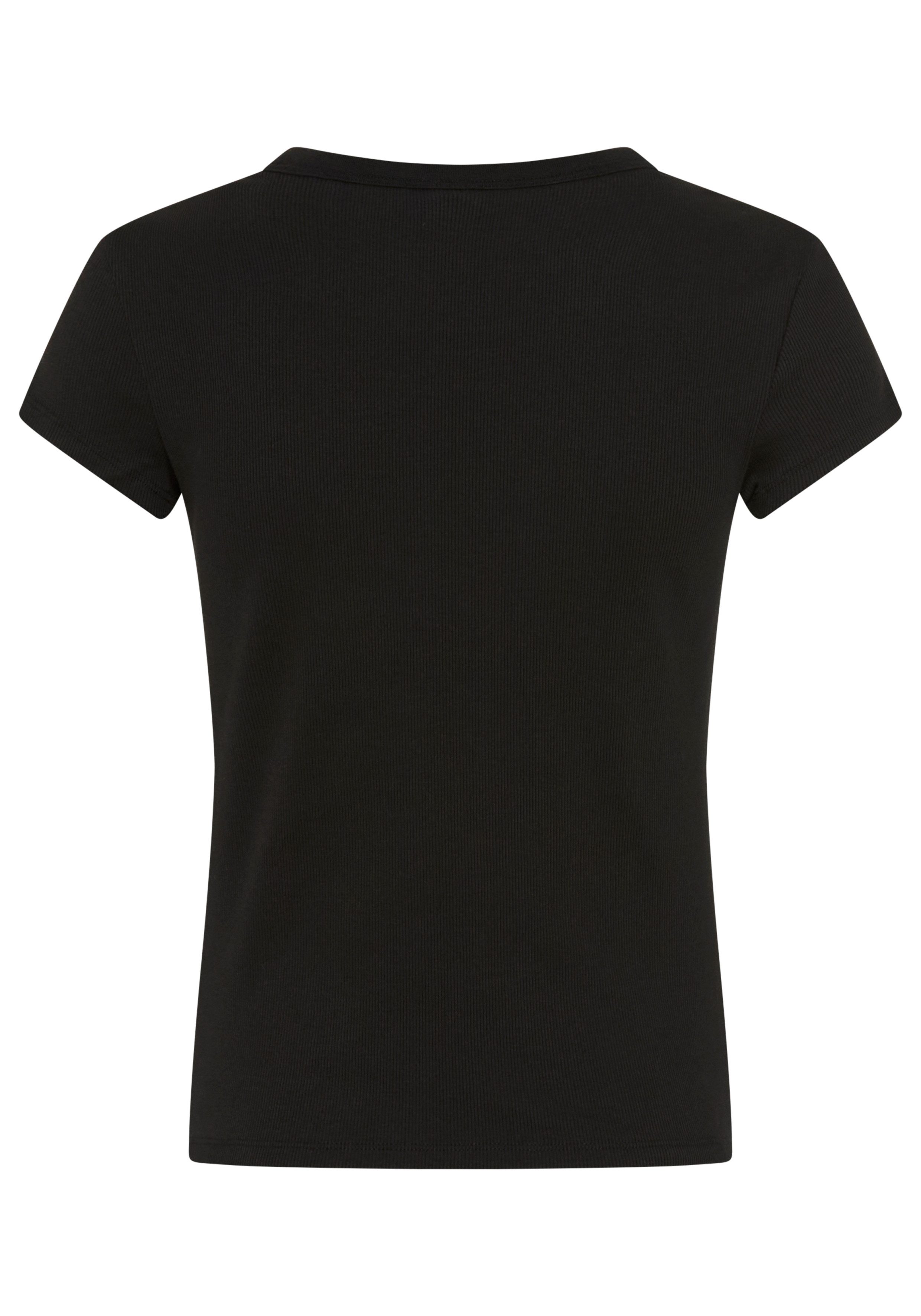 BOSS ORANGE Kurzarmshirt Ecute Premium Damenmode Slim Fit mit Rundhalsausschnitt