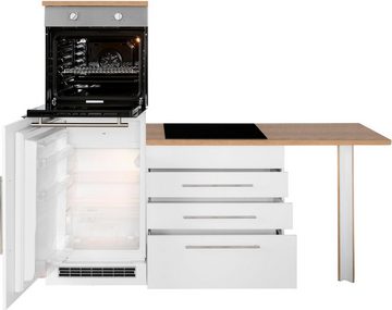 Kochstation Winkelküche KS-Samos, mit E-Geräten, Stellbreite 200/270 cm