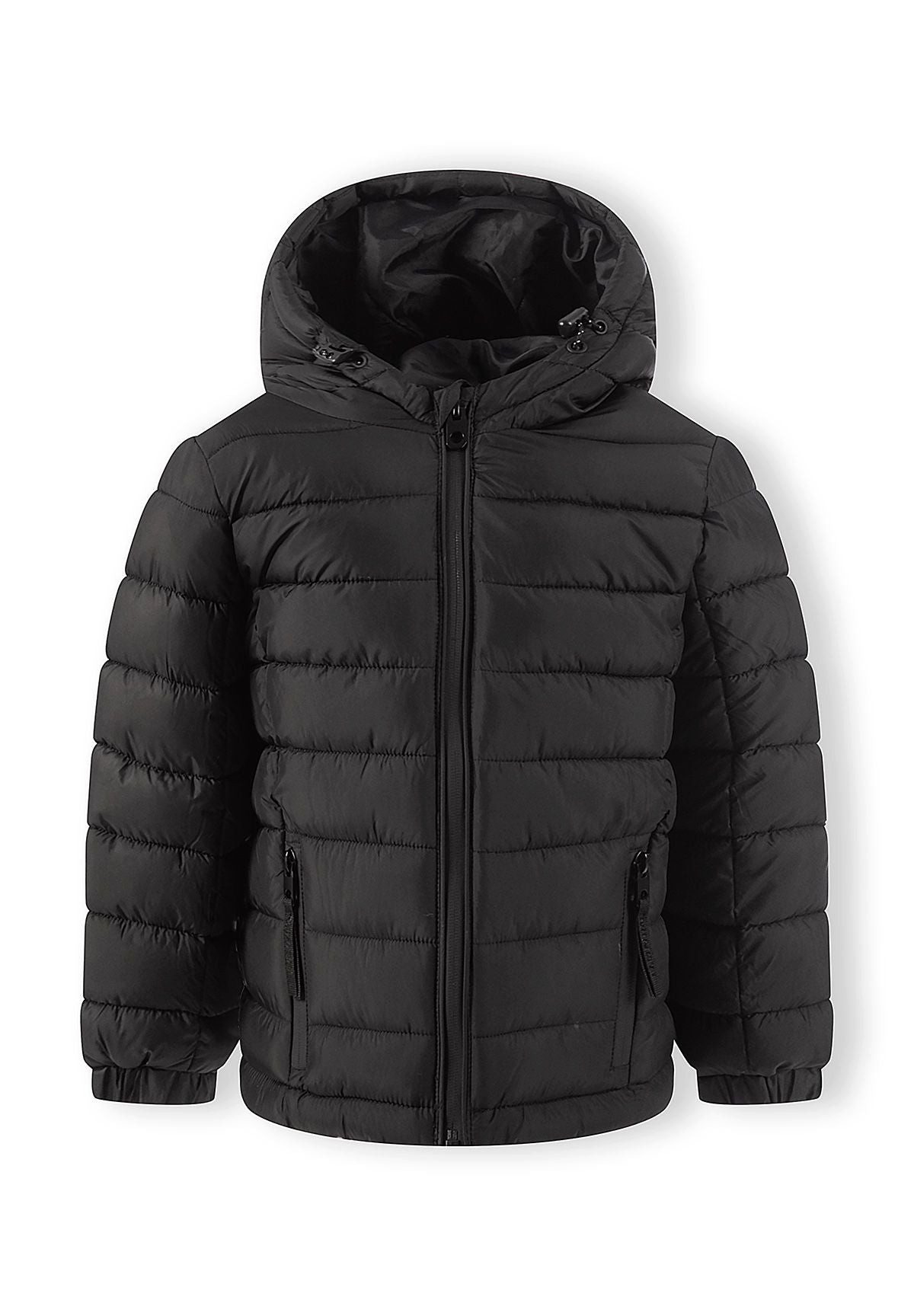 MINOTI Winterjacke für Jungen, Pufferjacke mit Kapuze, wattiert mit Reißverschlusstaschen