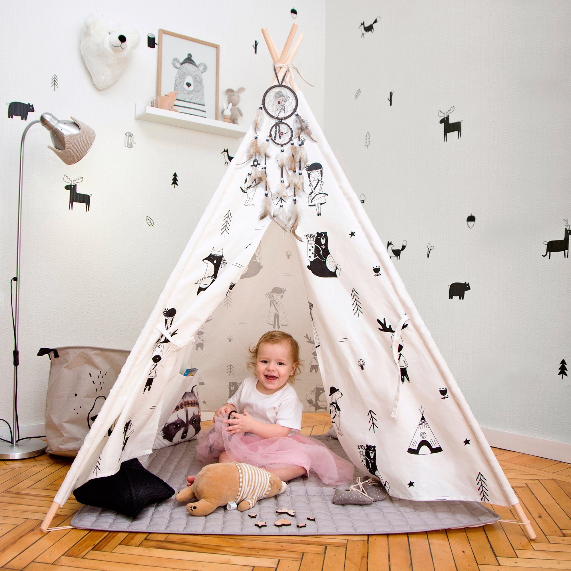 Hakuna Matte Tipi-Zelt Little Explorers, Personen: günstig online kaufen