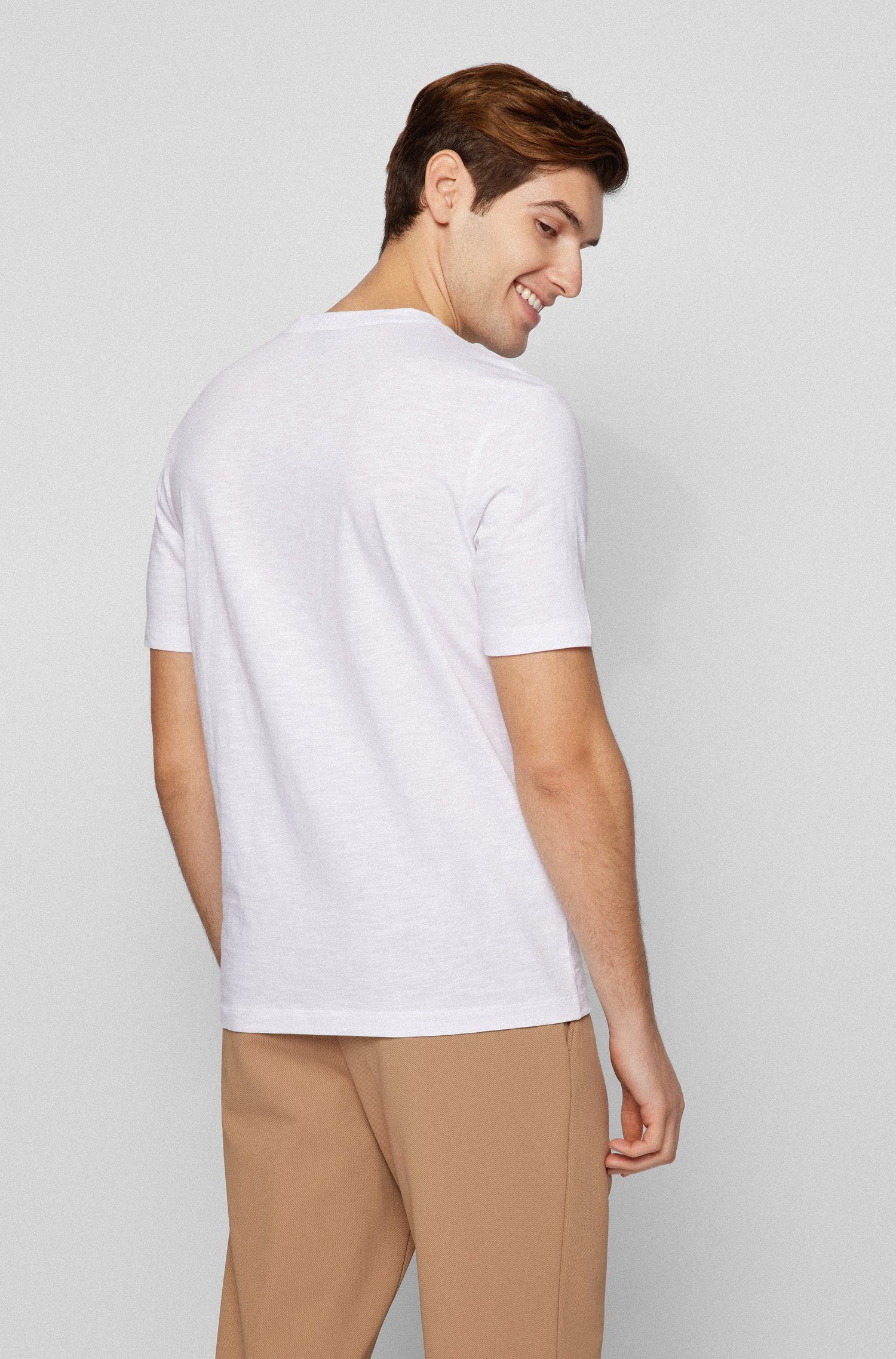 BOSS T-Shirt Tilson (1-tlg) (100) Weiß