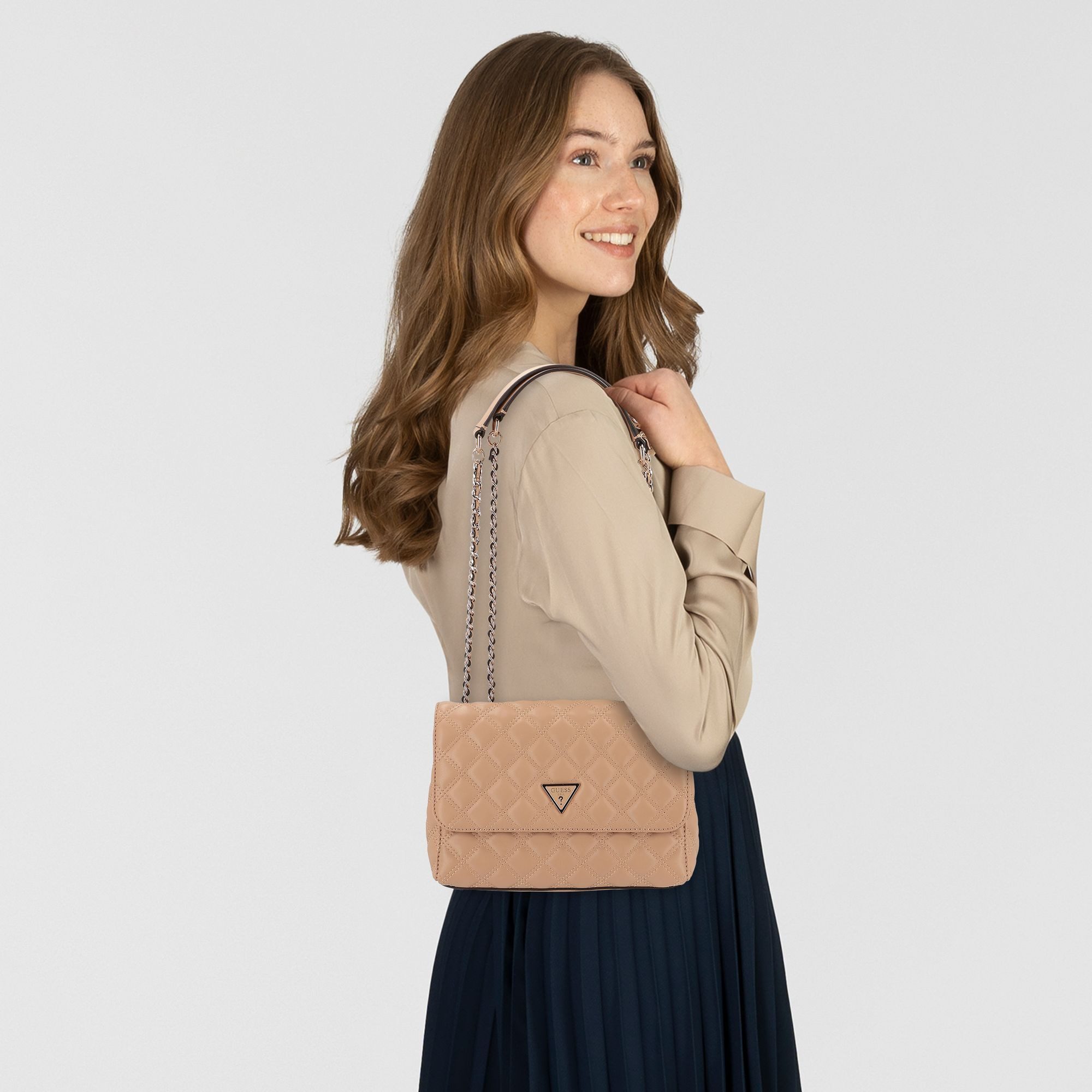 Guess Schultertasche Giully II, Polyurethan günstig online kaufen