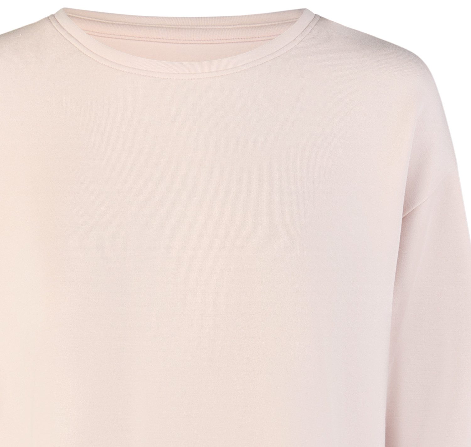 By Louise Pyjamaoberteil Lace Luxury (Packung, 1-tlg., 1-teilig) Damen Loungewear Shirt Langarm Homewear Modal