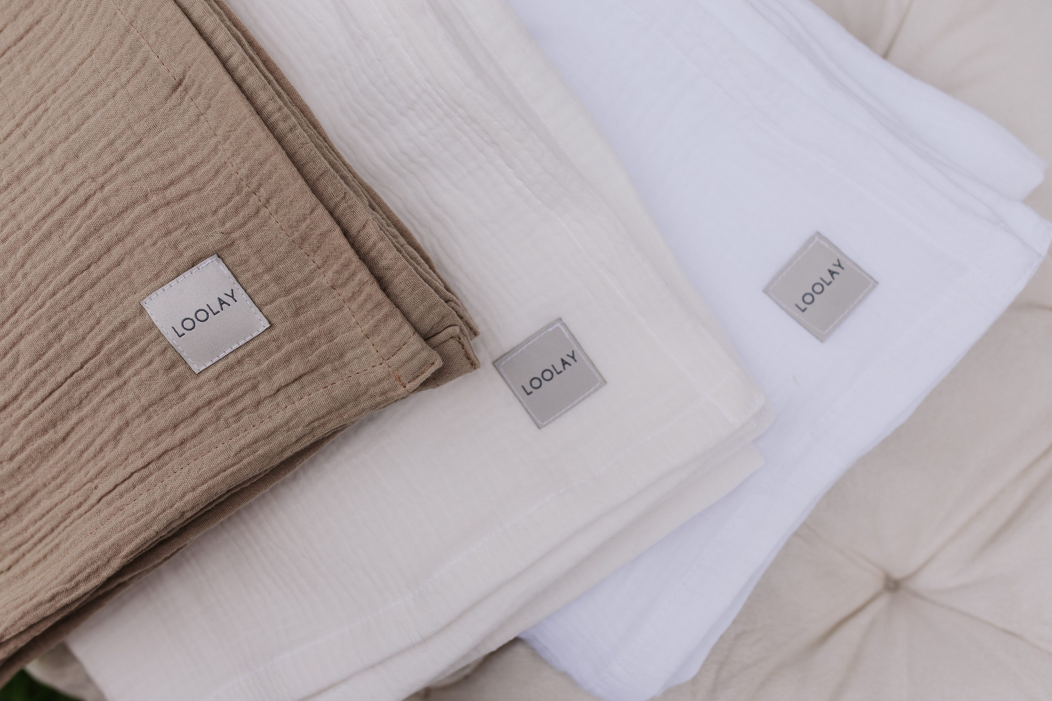 Babydecke Baumwolle MUSSELIN Decke Tuch Sommerdecke 95x95 120x120 150x200 cm, Loolay, Babytragetuch, Strandtuch, Kuscheldecke schützt und spendet Wärme