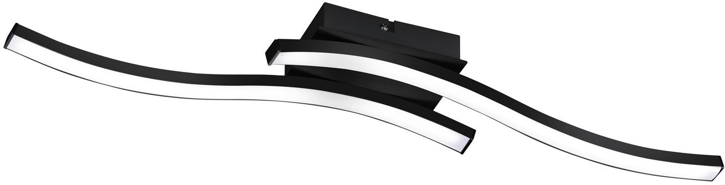 Reality Leuchten LED Deckenleuchte Route, LED fest integriert, Warmweiß, mo günstig online kaufen