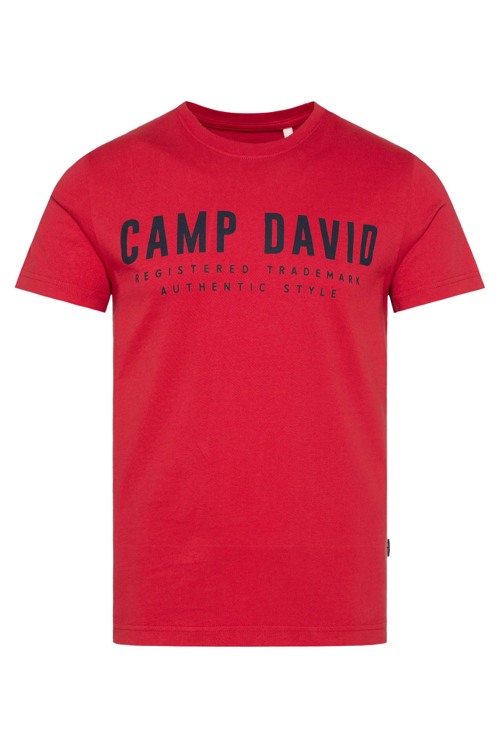 CAMP DAVID Rundhalsshirt aus Baumwolle günstig online kaufen