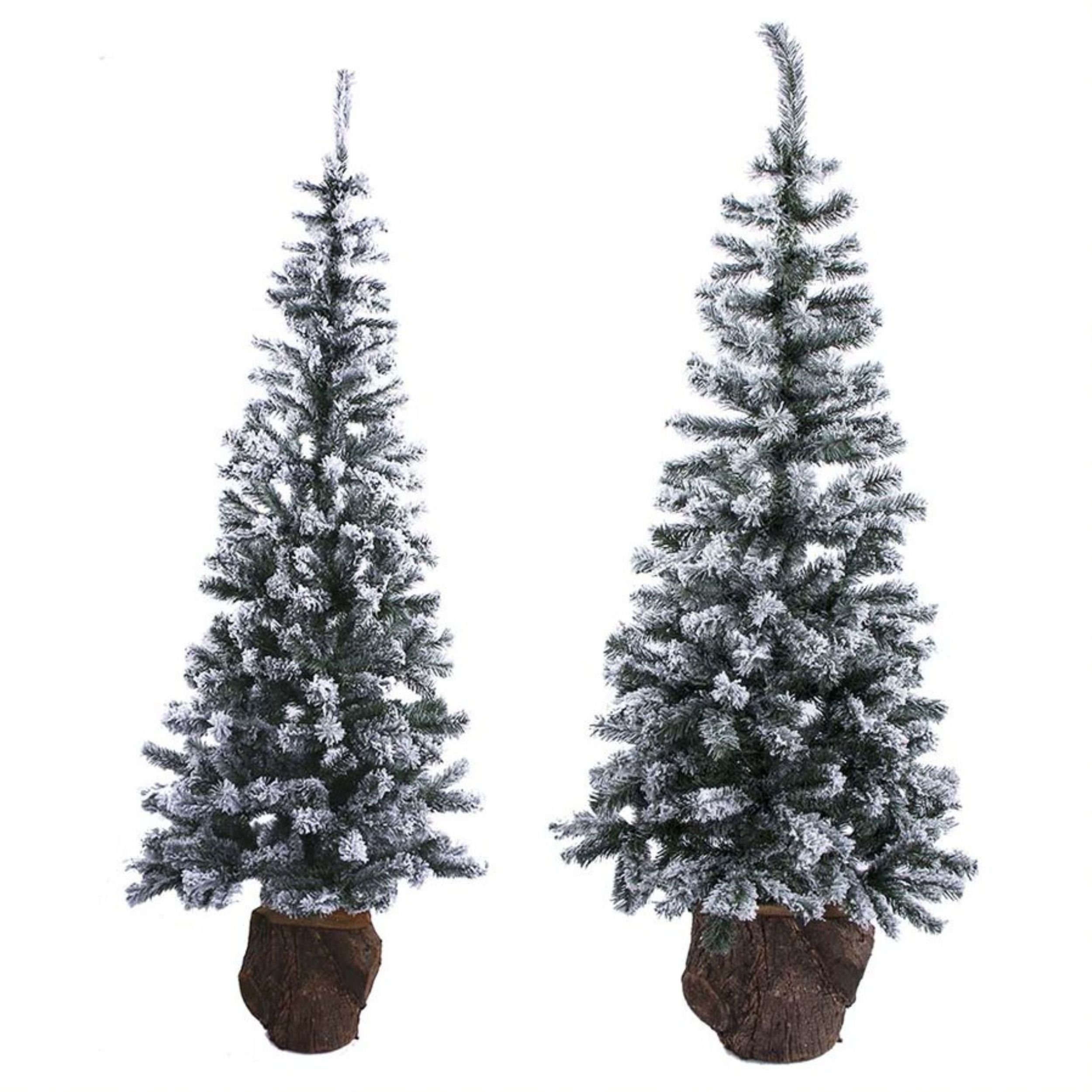 Kunstschnee m Künstlicher 1,80 u. m Tannenbäume 2,10 Home B.V. Weihnachtsbaum mit Set Society