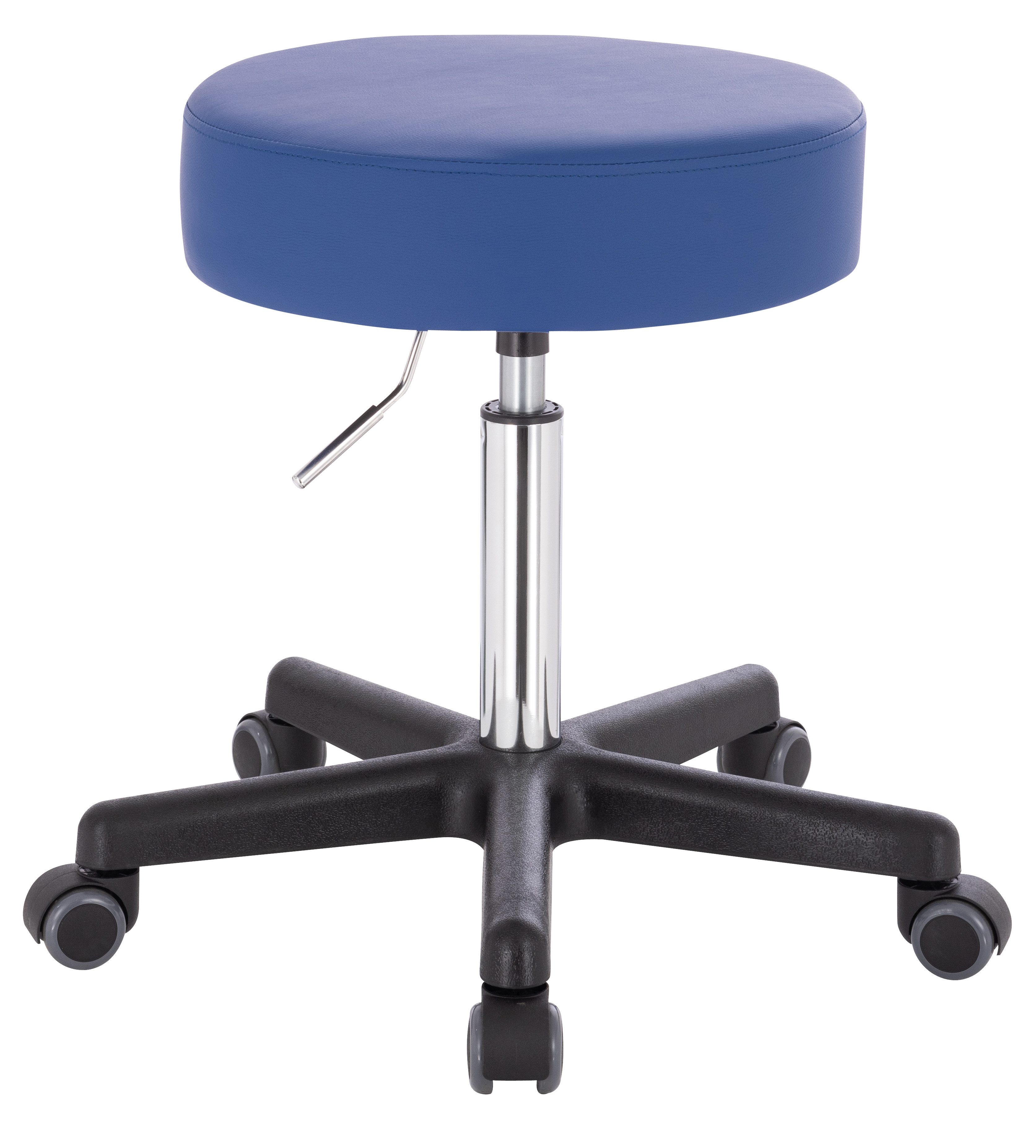 Arbeitshocker Rollhocker Drehhocker 1stuff Squash XL- 40cm Sitzbreite Höhe bis 70 cm