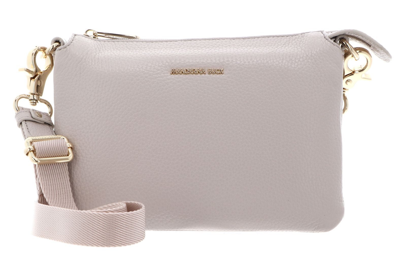 Mandarina Duck Umhängetasche Crossbody Bag, aus echtem Rindsleder