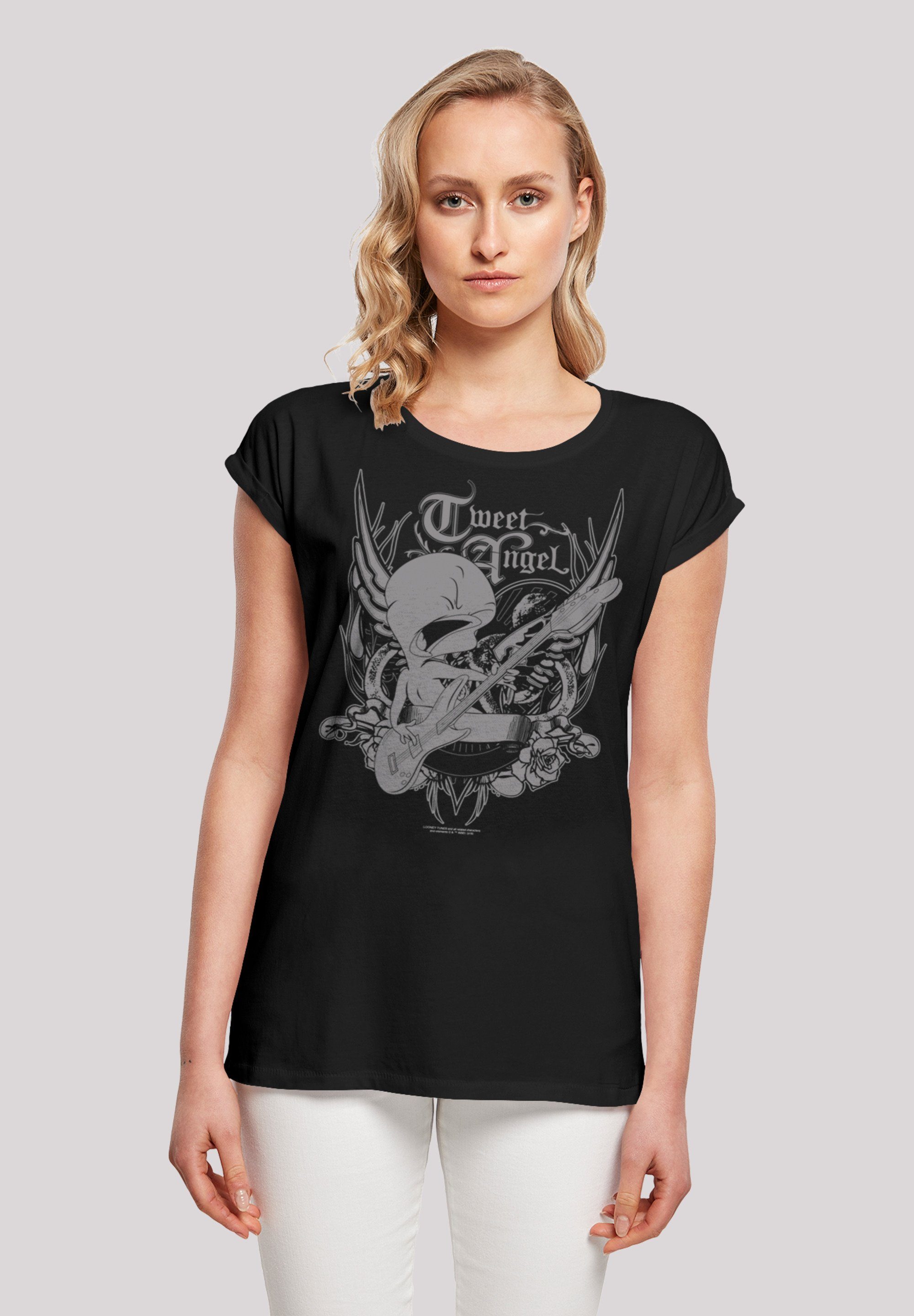 Looney Pie Tunes Print T-Shirt Rock F4NT4STIC Tweety