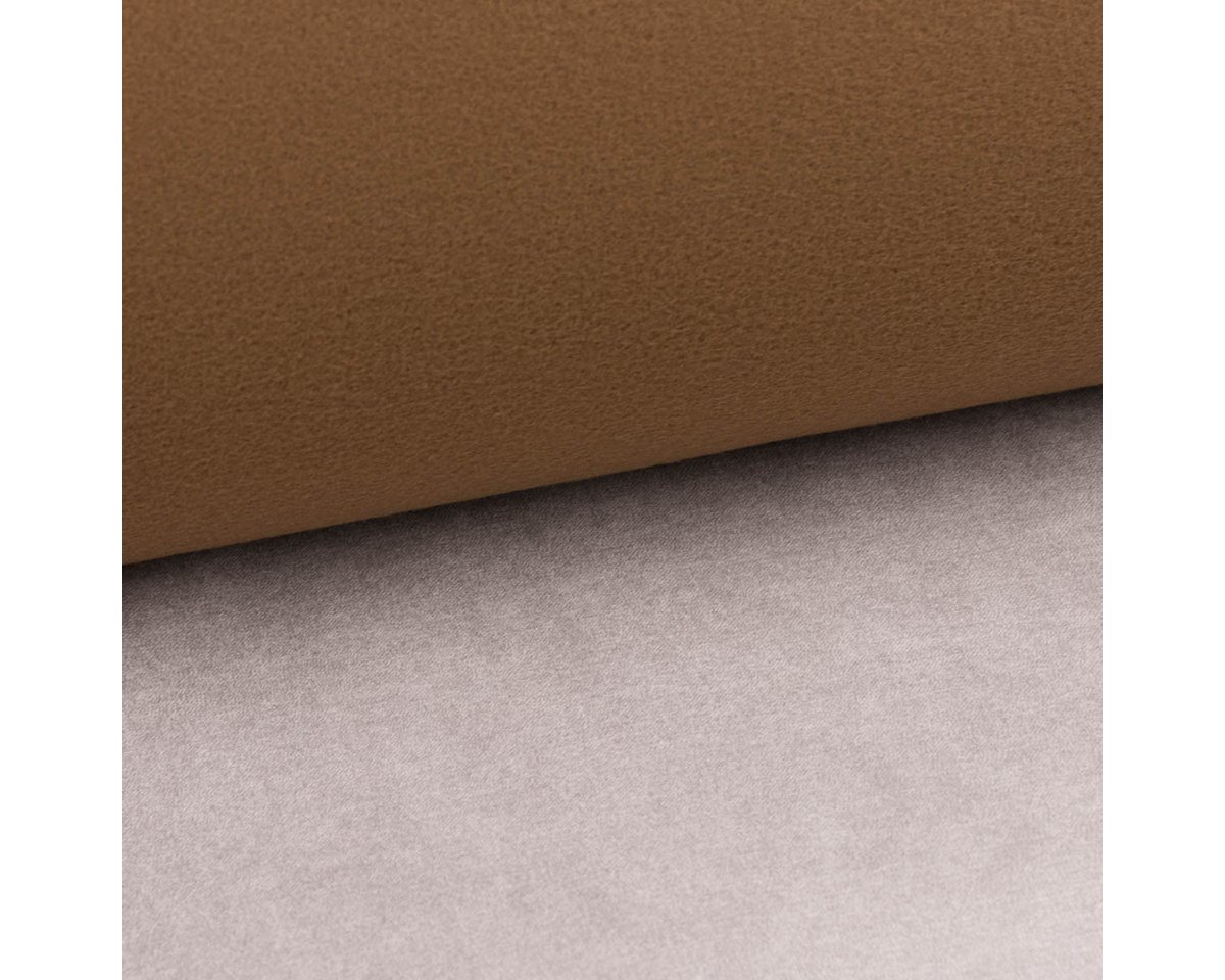 Thumbnail - SCHÖNER LEBEN. Stoff Polsterstoff Mikrofaser-Samt Easy Clean Vena uni beige in 1,45m, pflegeleicht