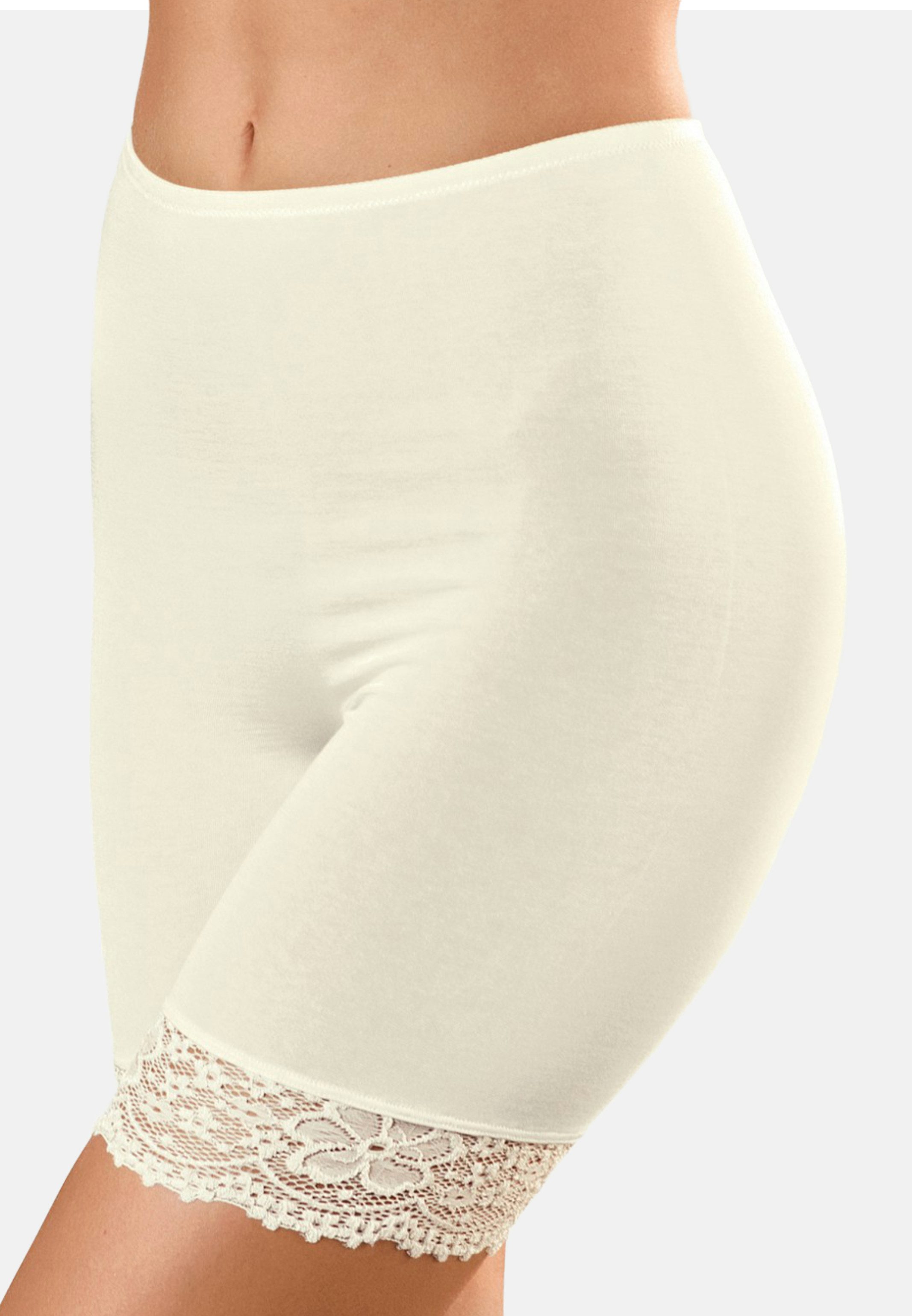 Nina Von C. Panty Millefleurs (1-St) Long Short / Radler - Atmungsaktiv - Mit Spitzen-Details