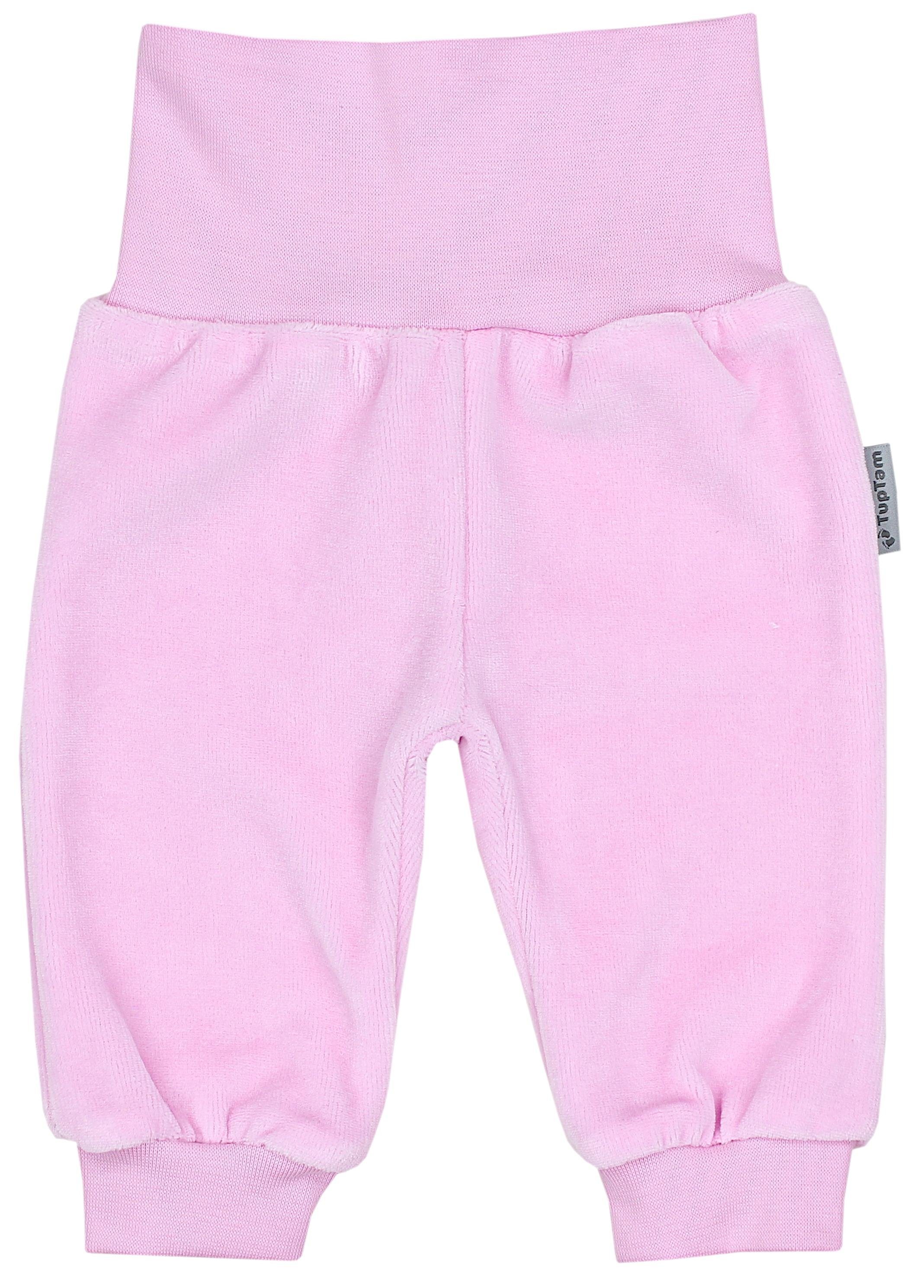 TupTam Sweathose TupTam Baby Mädchen / Nicki / Jogginghose 3er Mintgrün Grau Rosa Pack Hose