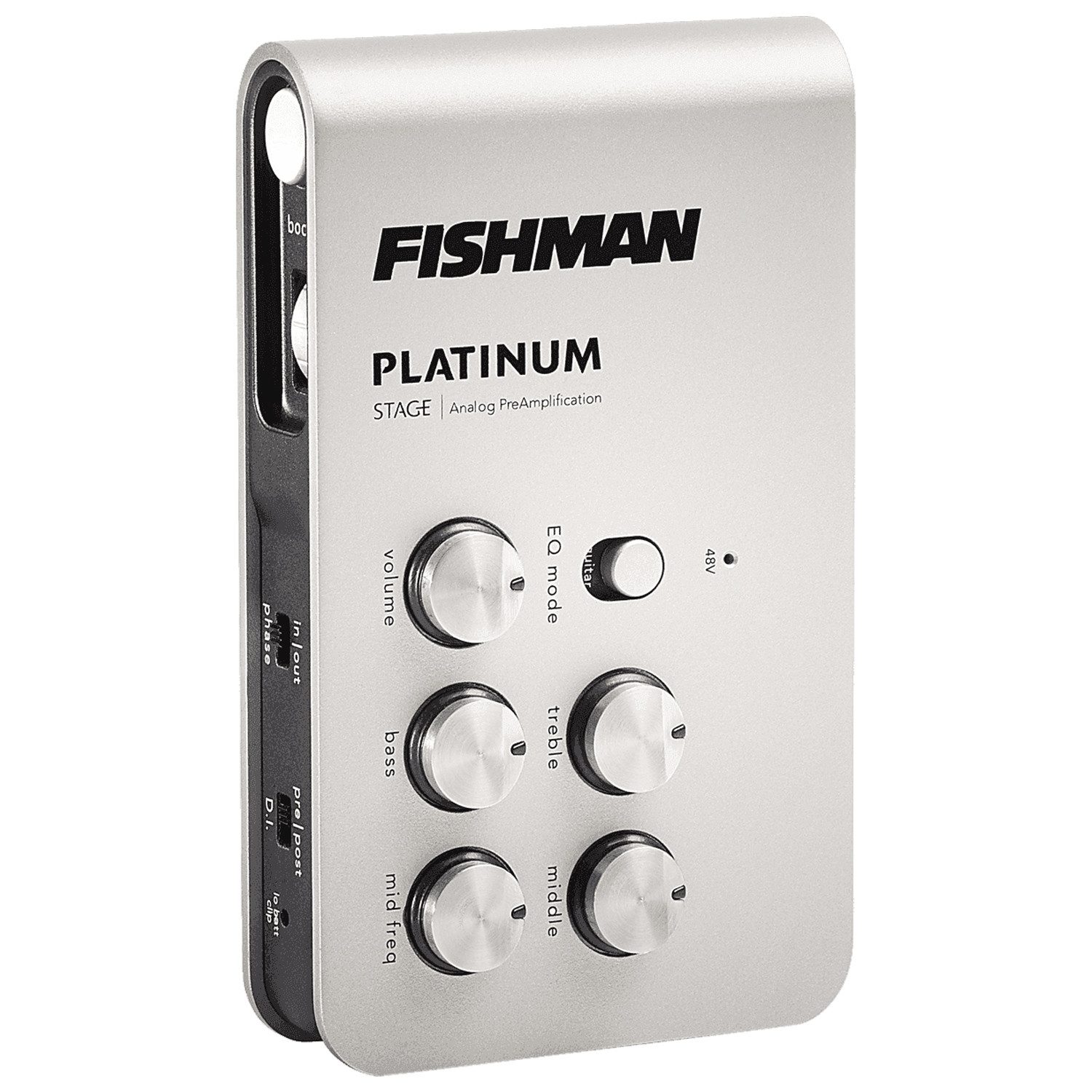 Fishman Akustikgitarre Fishman PRO-PLT-301 Platinum Stage EQ Vorverstärker für Gitarre, Vorverstärker, Analog, vielseitig