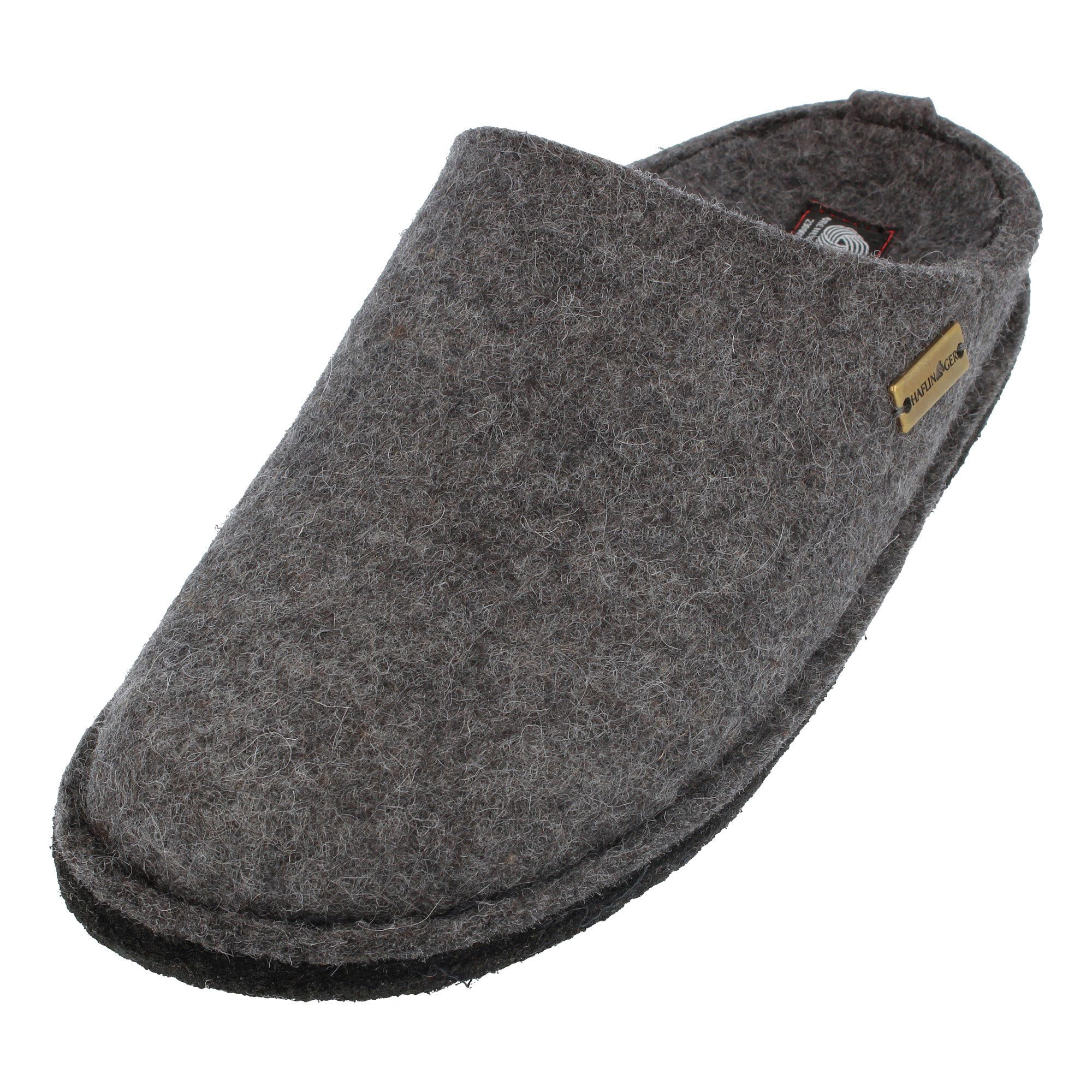 Haflinger Flair Soft Filzpantoffeln aus Wollfilz Hausschuh Unisex Hausschuh