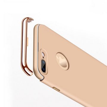 König Design Handyhülle Apple iPhone 7 Plus, Apple iPhone 7 Plus Handyhülle Backcover Gold