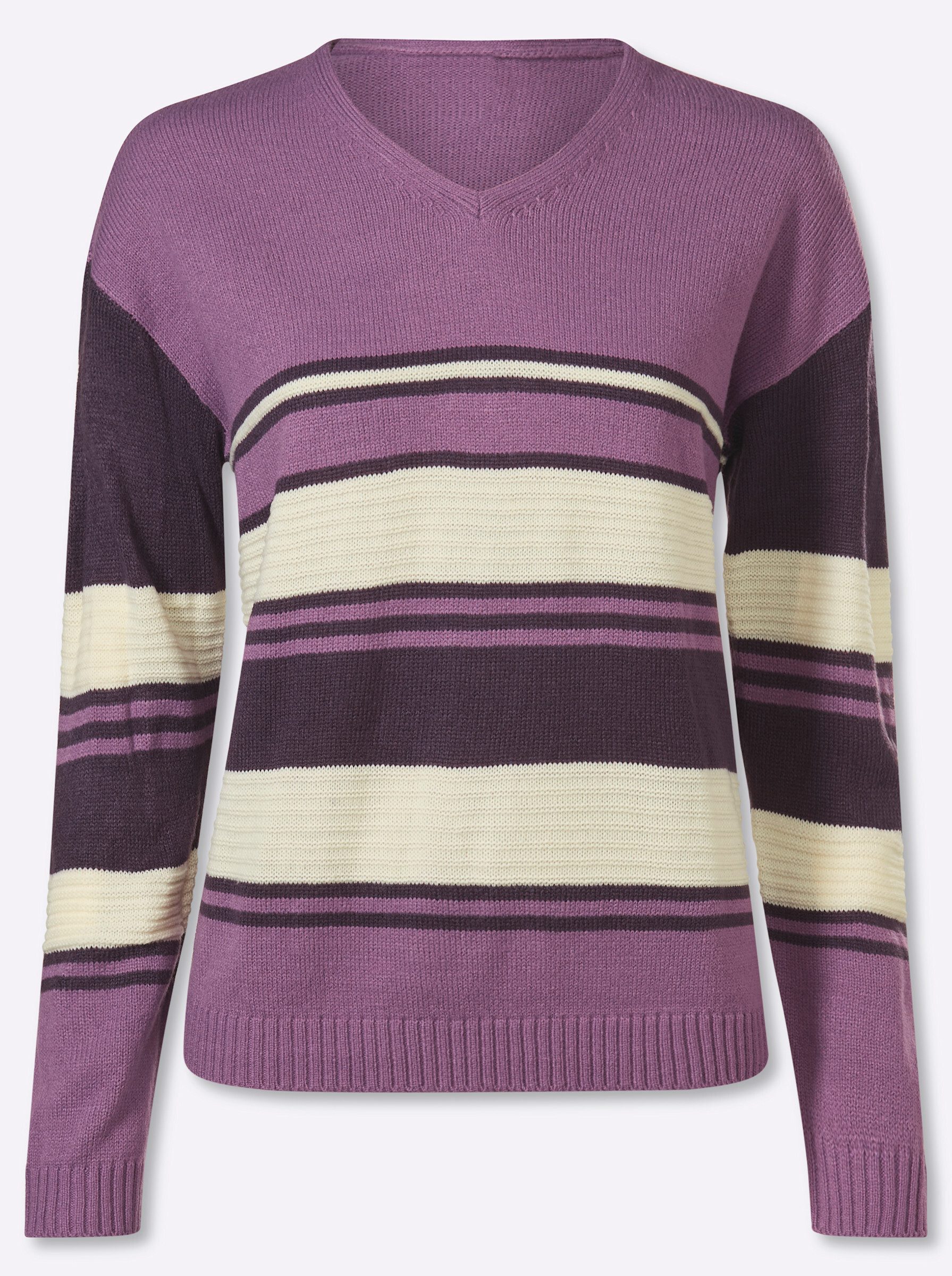 Strickpullover Langarm-Pullover Langarm Jersey