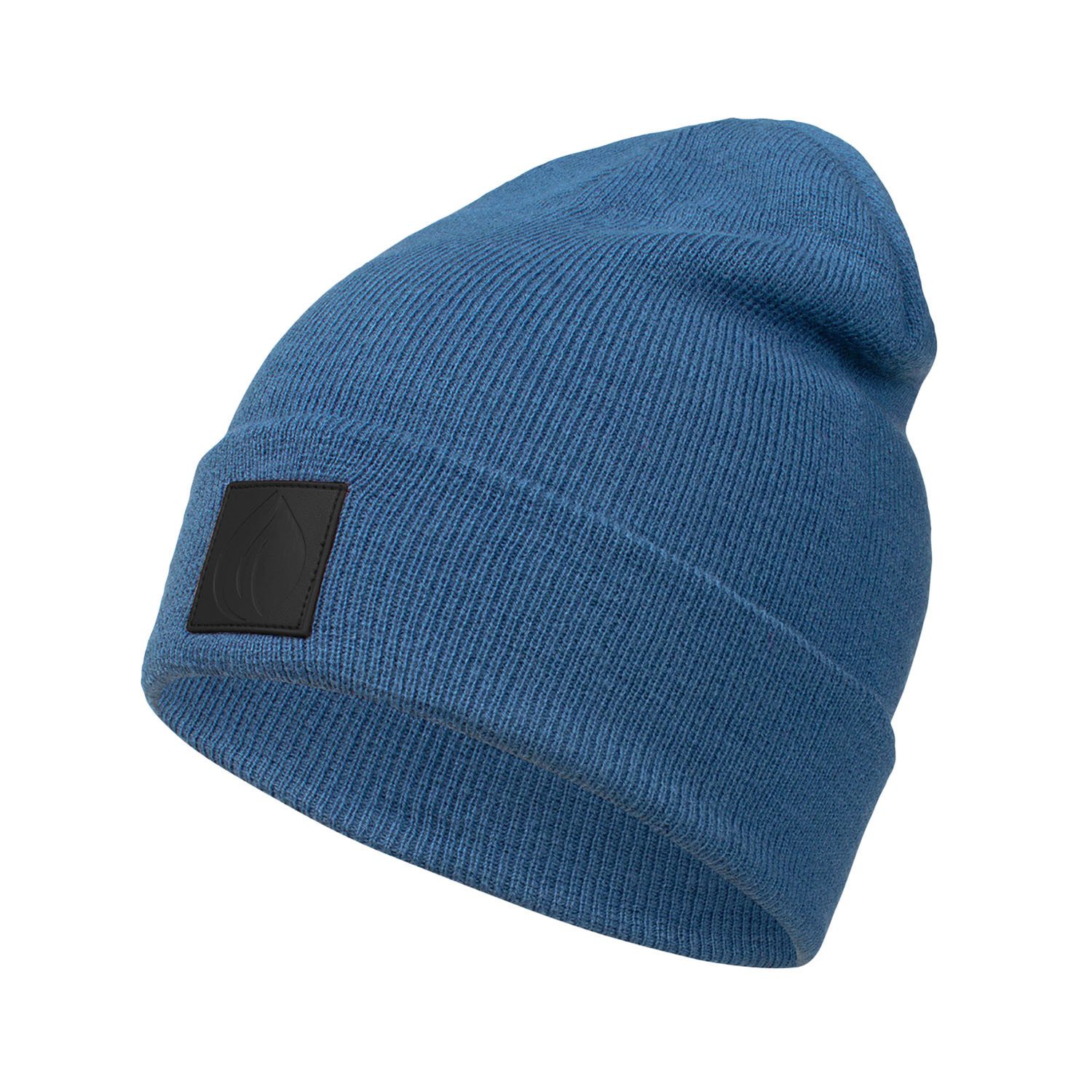 OCCULTO Beanie Leatherpatch Winter Mütze Beanie (Black Label)