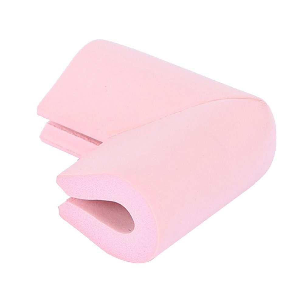 Schutzpolster Rutaqian Gummi Rosa Pink NBR U-Form Eckabdeckung Schreibtischkantenschutz, Safe