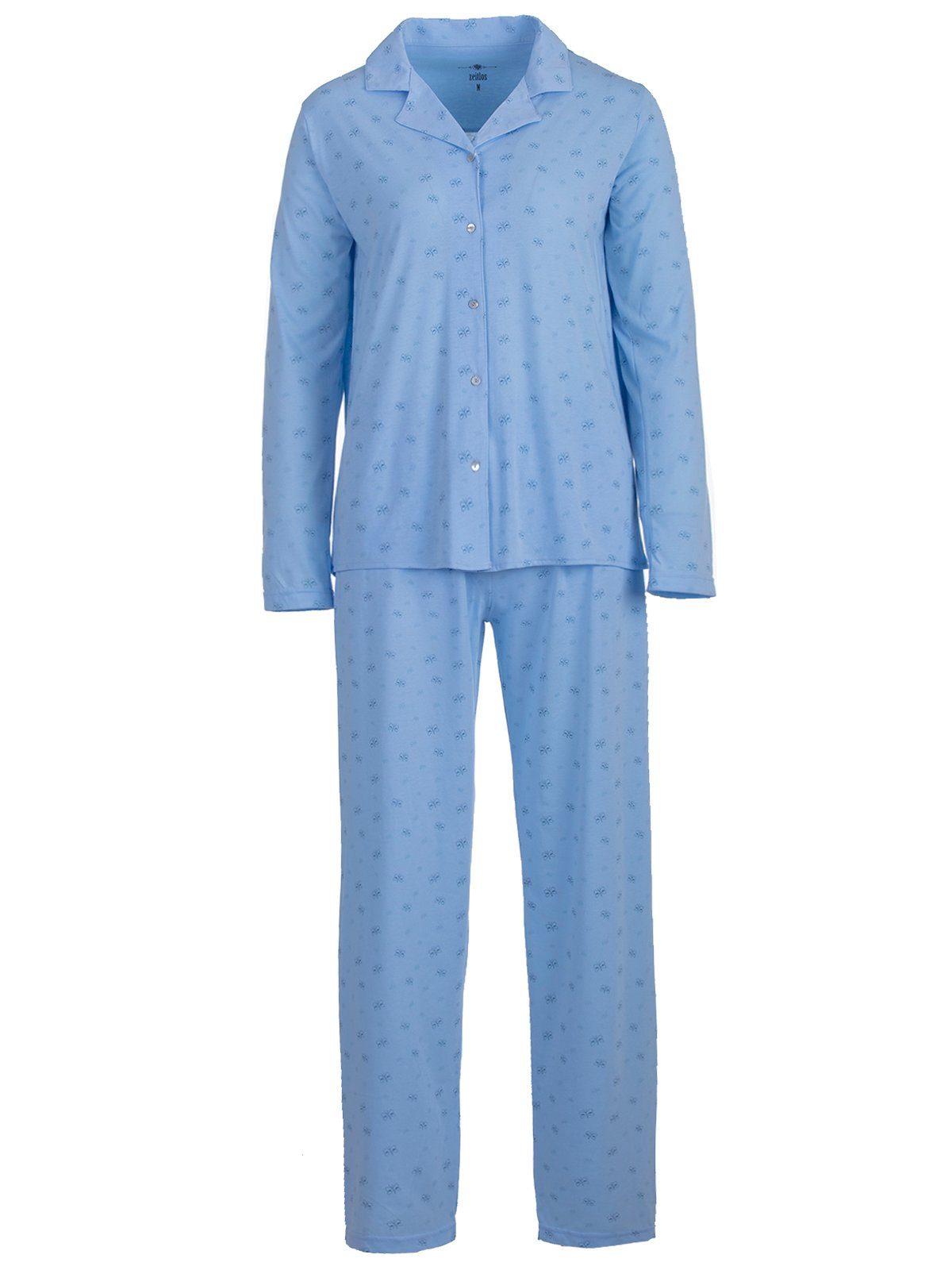Schlafanzug Pyjama Set Langarm - Schmetterling
