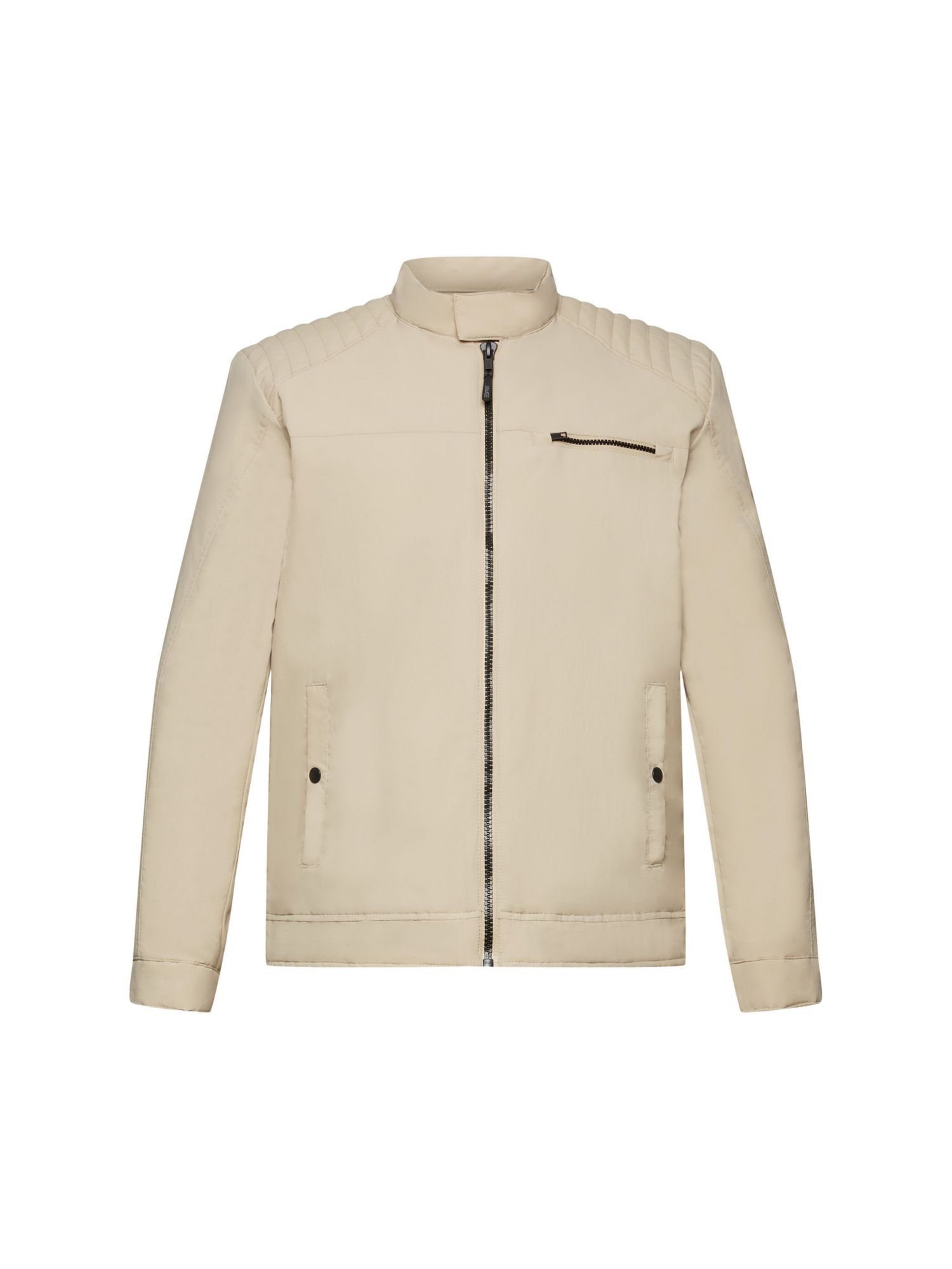 Esprit Wasserabweisende Ripstop-Jacke LIGHT Regenjacke BEIGE