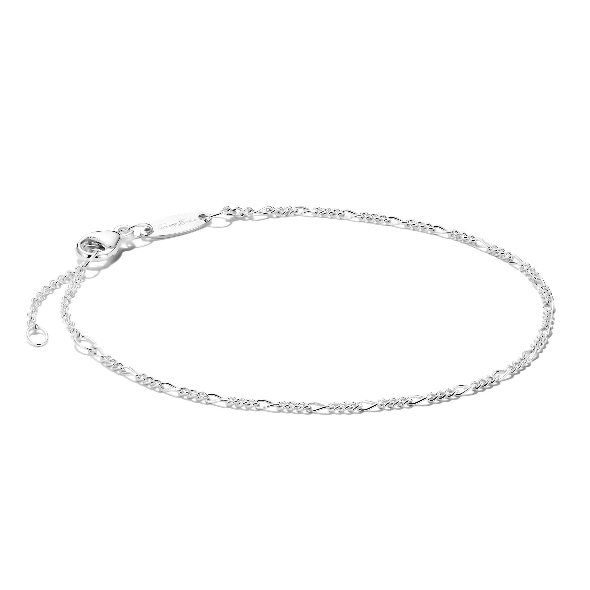 THOMAS SABO Armband Figaro-Armband, A2207-001-21-L19v, A2207-413-39-L19v