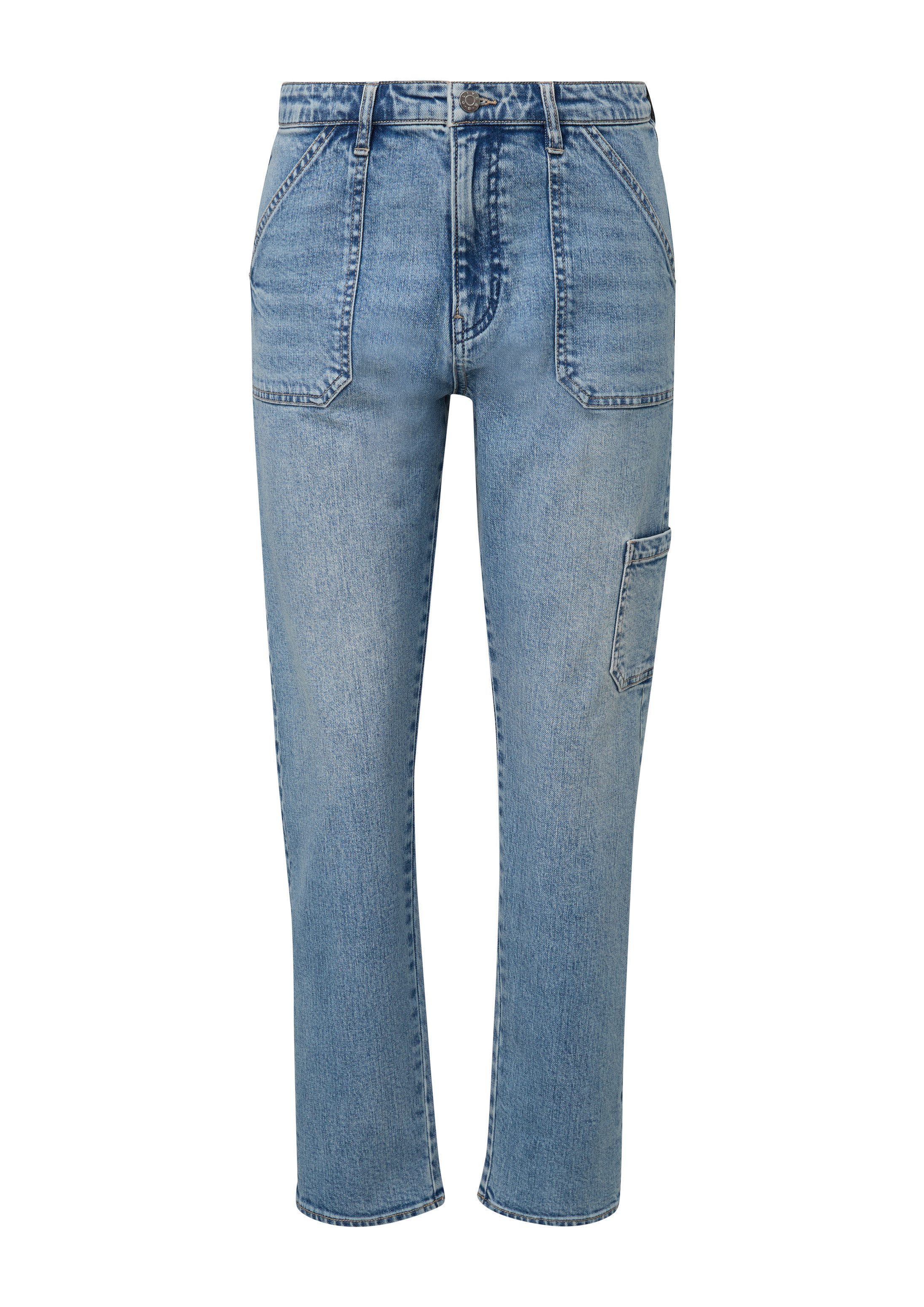 s.Oliver Regular-fit-Jeans Jeans-Hose FRANCIZ Beth Boyfriend / Relaxed Fit / Mid Rise / Straight Leg