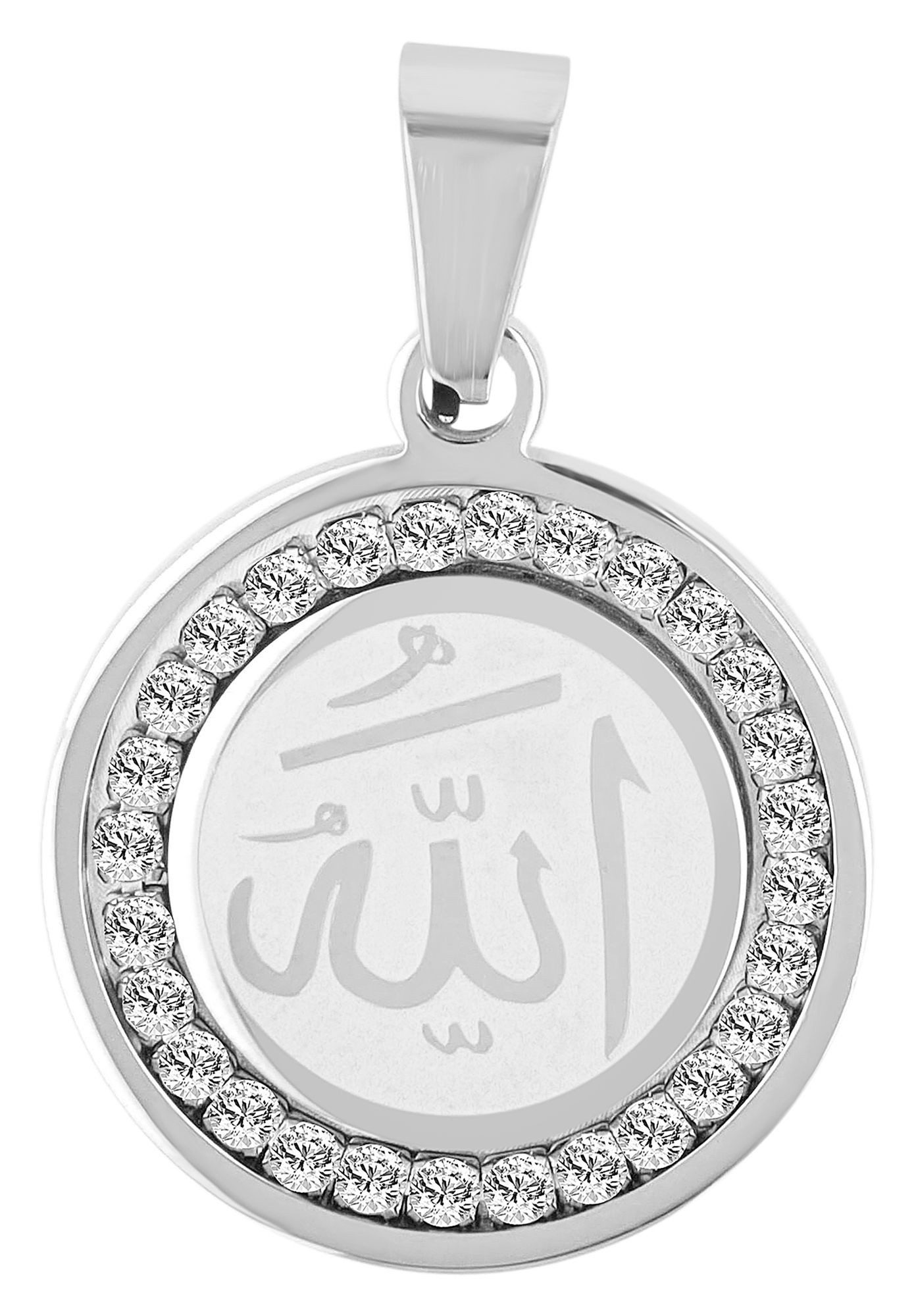 AKZENT Kettenanhänger Malik Edelstahl silber (Einzeln) günstig online kaufen