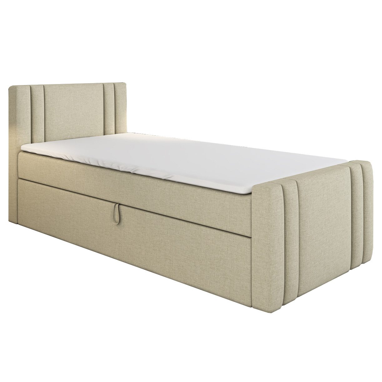 A&J MöbelLand GmbH Boxspringbett Einzelbett KLAUS günstig online kaufen