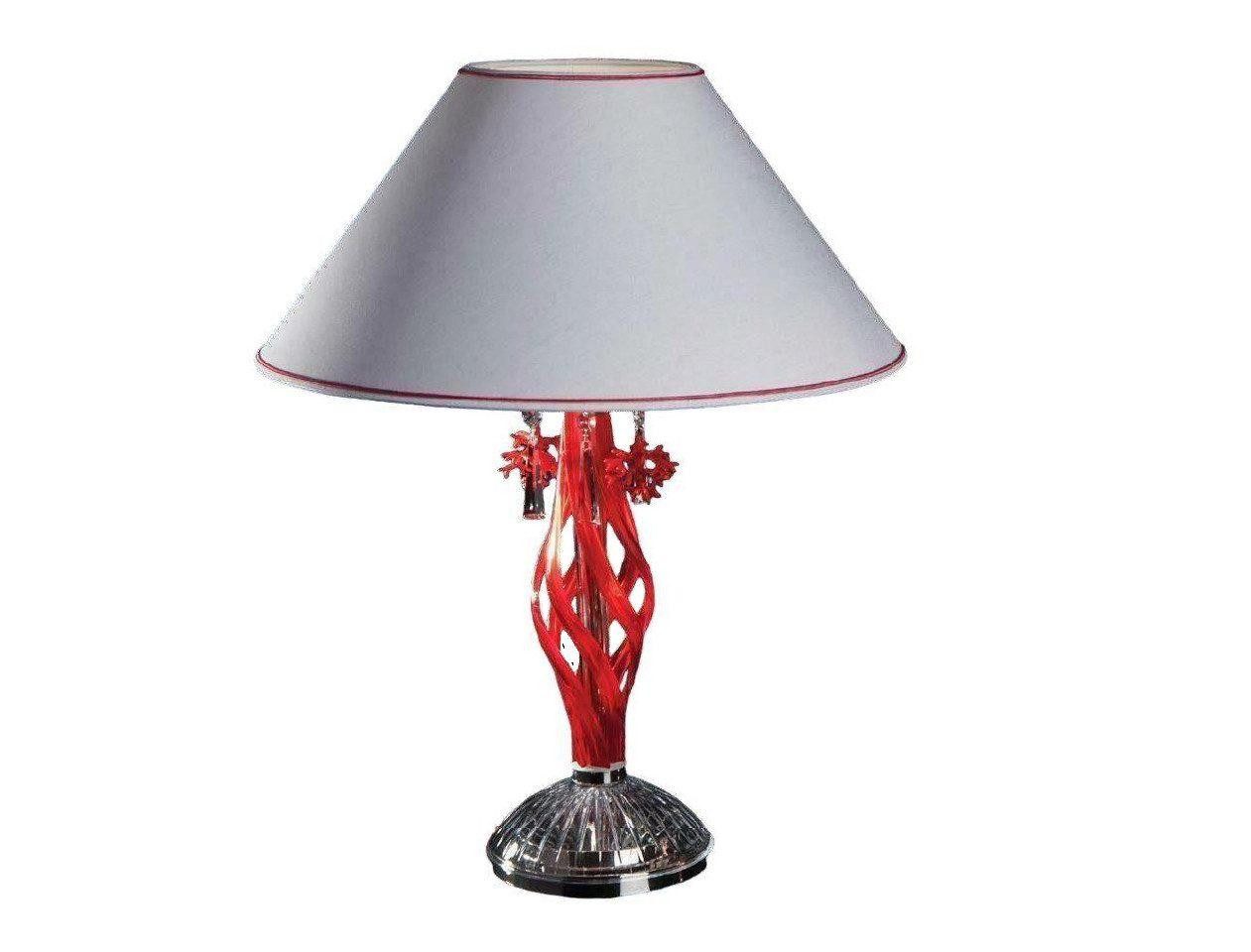 JVmoebel Schreibtischlampe Tischleuchte Antik Stil Lampe Leuchte Lampen Kristall, Ersatzlampe, Transparent-Amber, Made in Europa