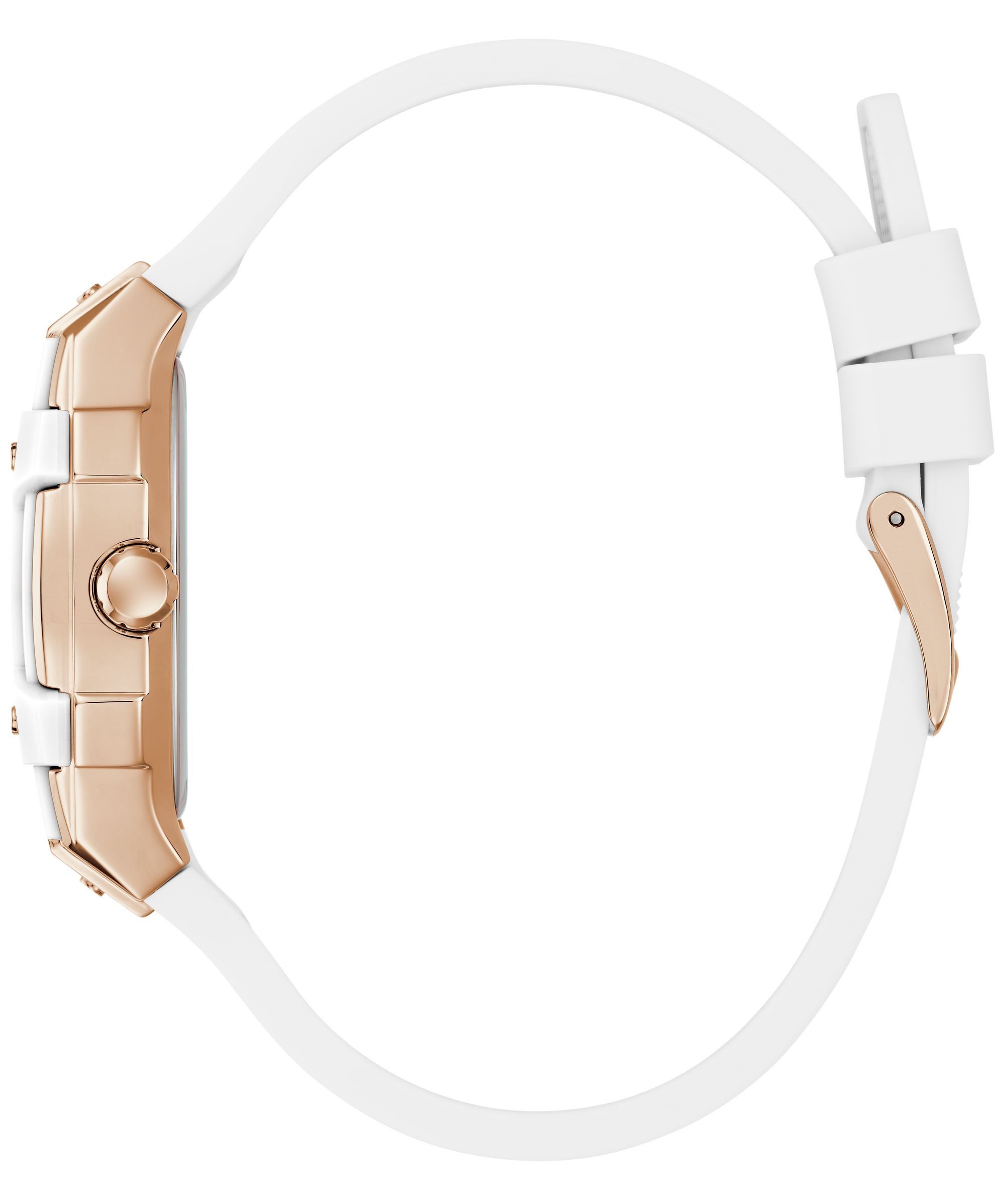 Guess Multifunktionsuhr PHOENIX GW0945L6, Quarzuhr, Armbanduhr, Damenuhr, Silikonarmband, analog, Wochentag, Tag