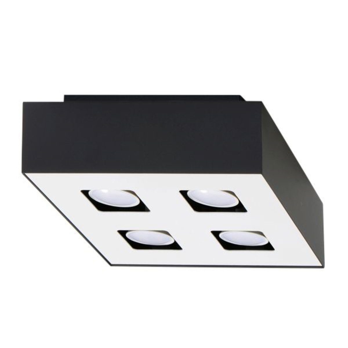 Deckenleuchte Deckenleuchte Mono 4 Schwarz