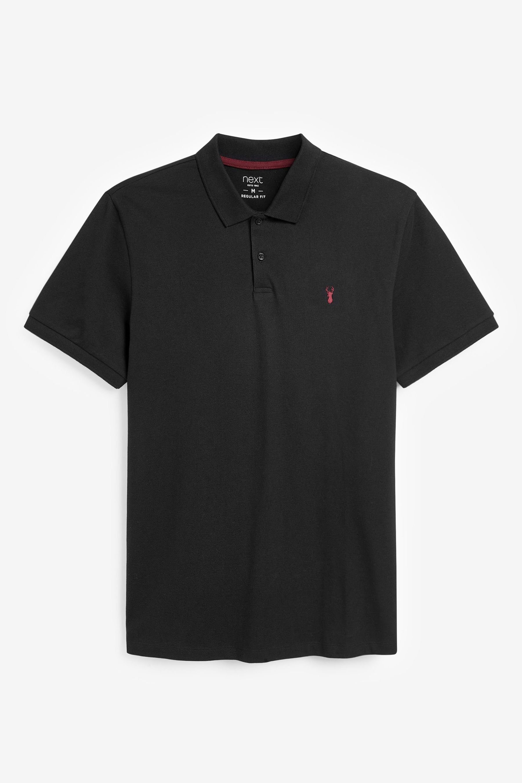 Next Poloshirt Piqué-Poloshirt (1-tlg) Black