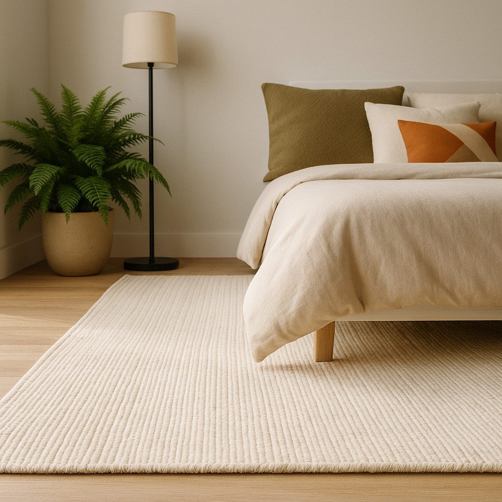 Pergamon Wollteppich Natur Teppich Wolle Skara, Rechteckig, Höhe: 15 mm