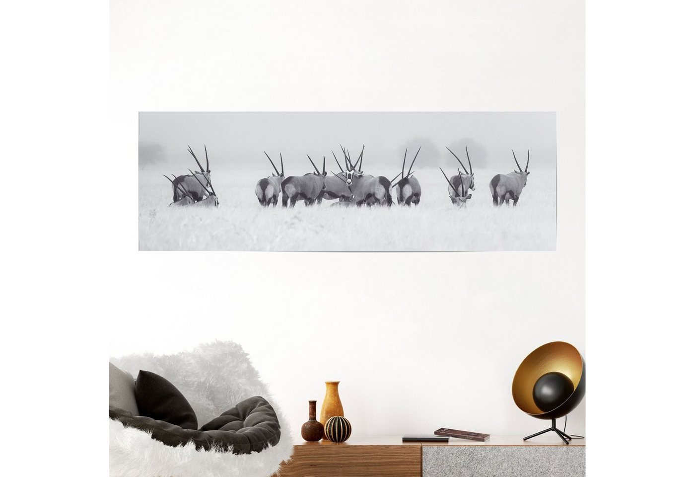 Reinders! Poster »Antilopen Herde«, (1 Stück)-HomeTrends